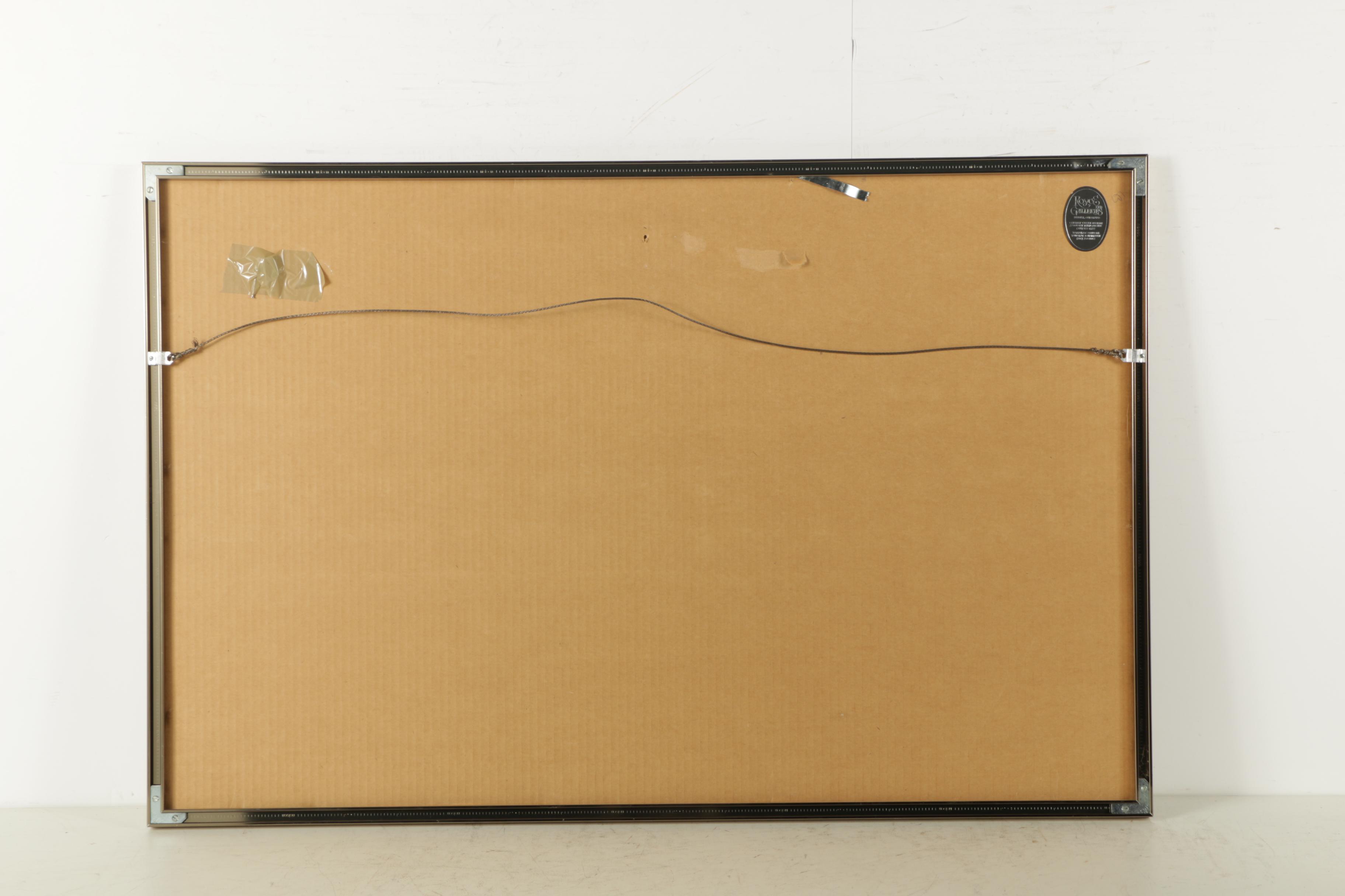 Jerry Schurr Offset Lithograph Gallery Poster from the Summa Gallery