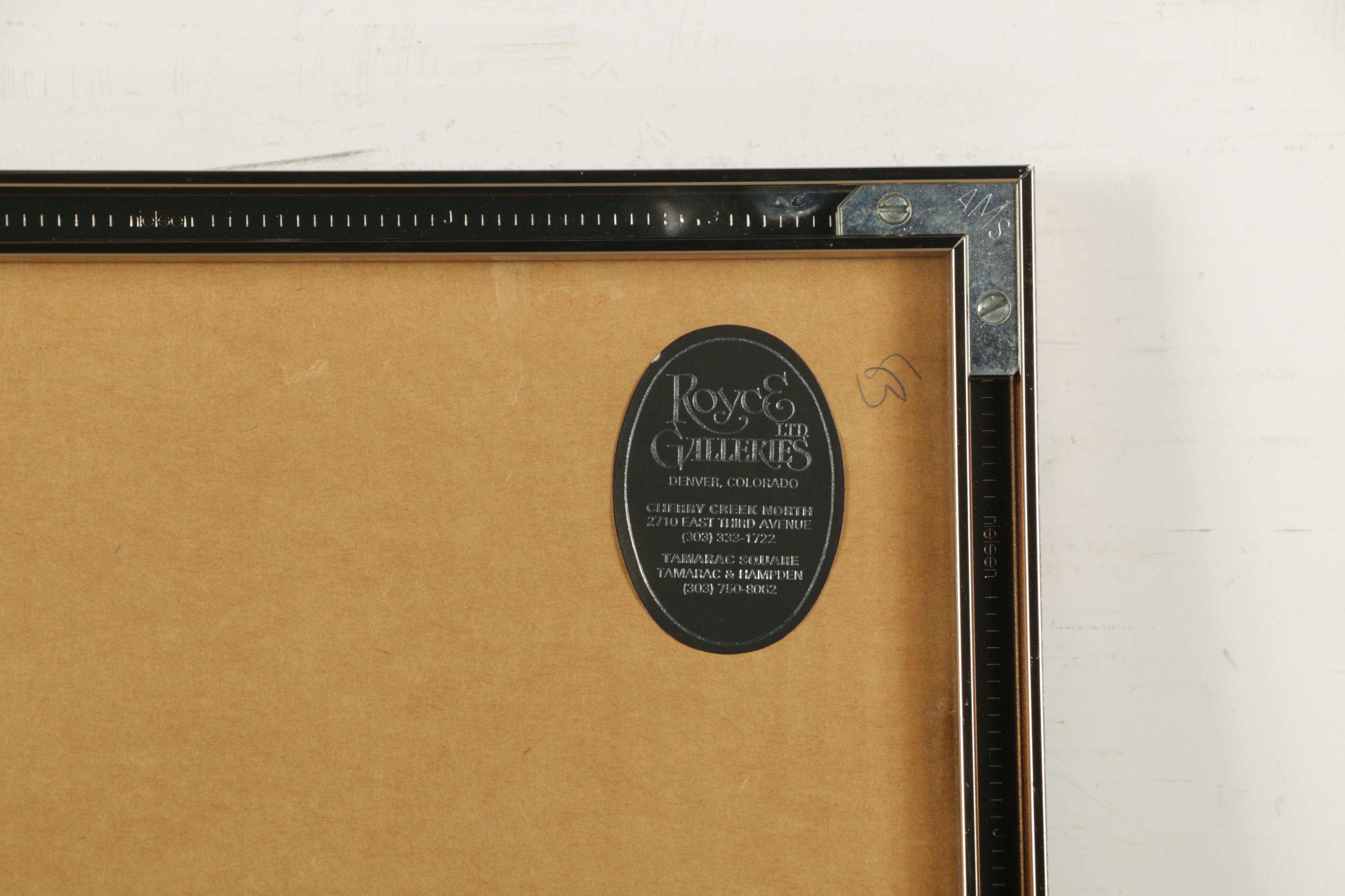 Jerry Schurr Offset Lithograph Gallery Poster from the Summa Gallery