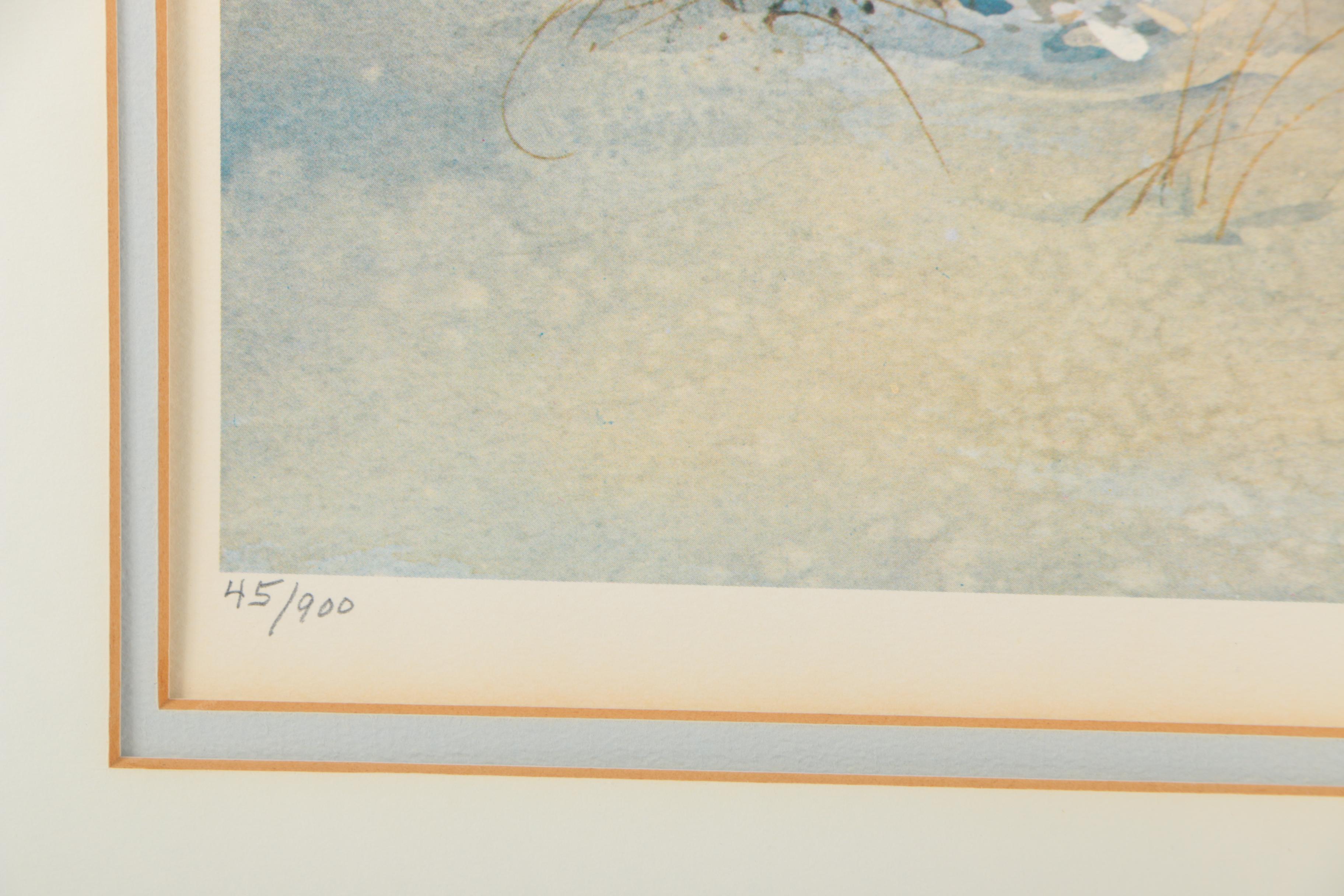 Pearl Slobodian Limited Edition Offset Lithograph on Paper "Beach Pines"