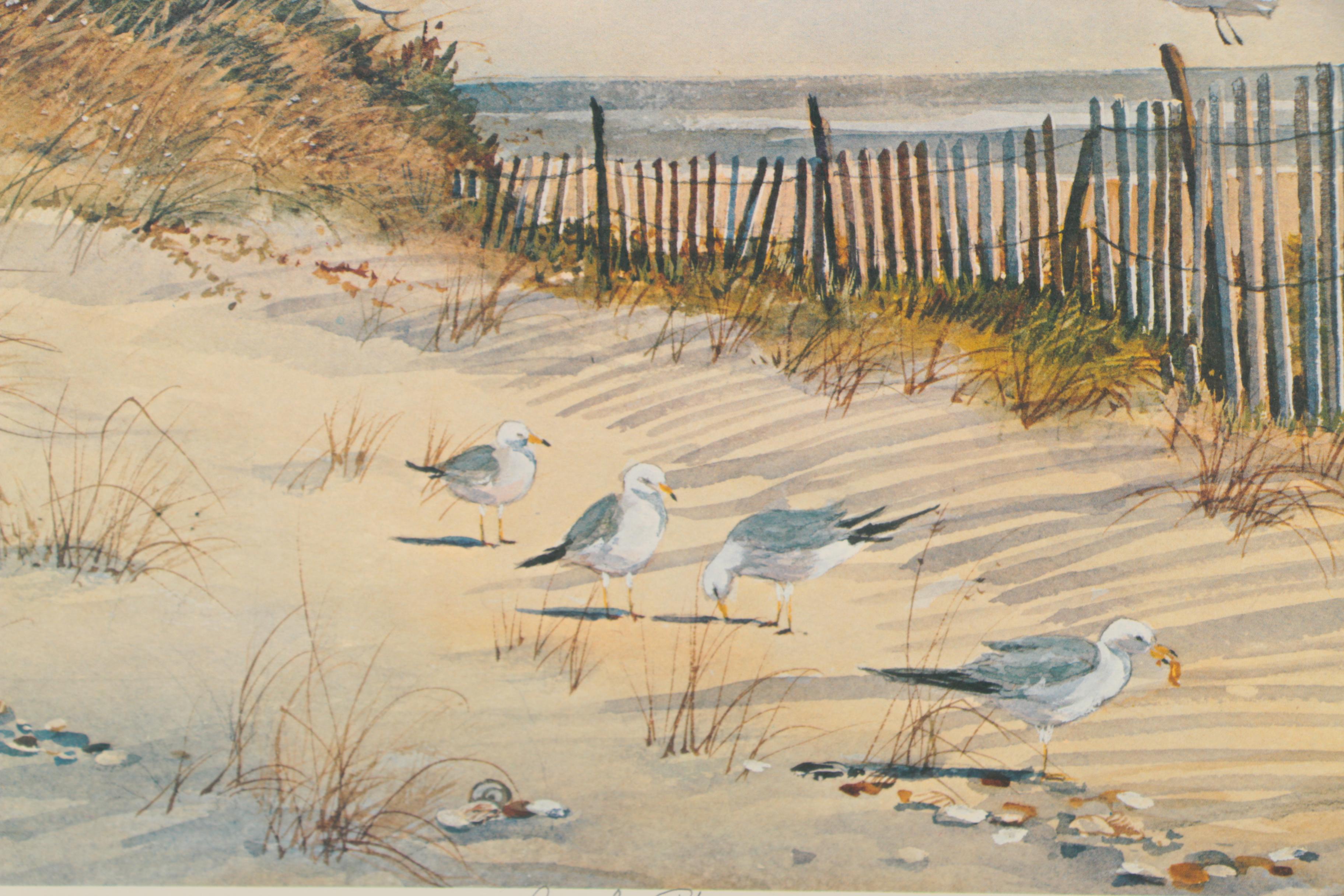 Pearl Slobodian Limited Edition Offset Lithograph on Paper "Beach Pines"