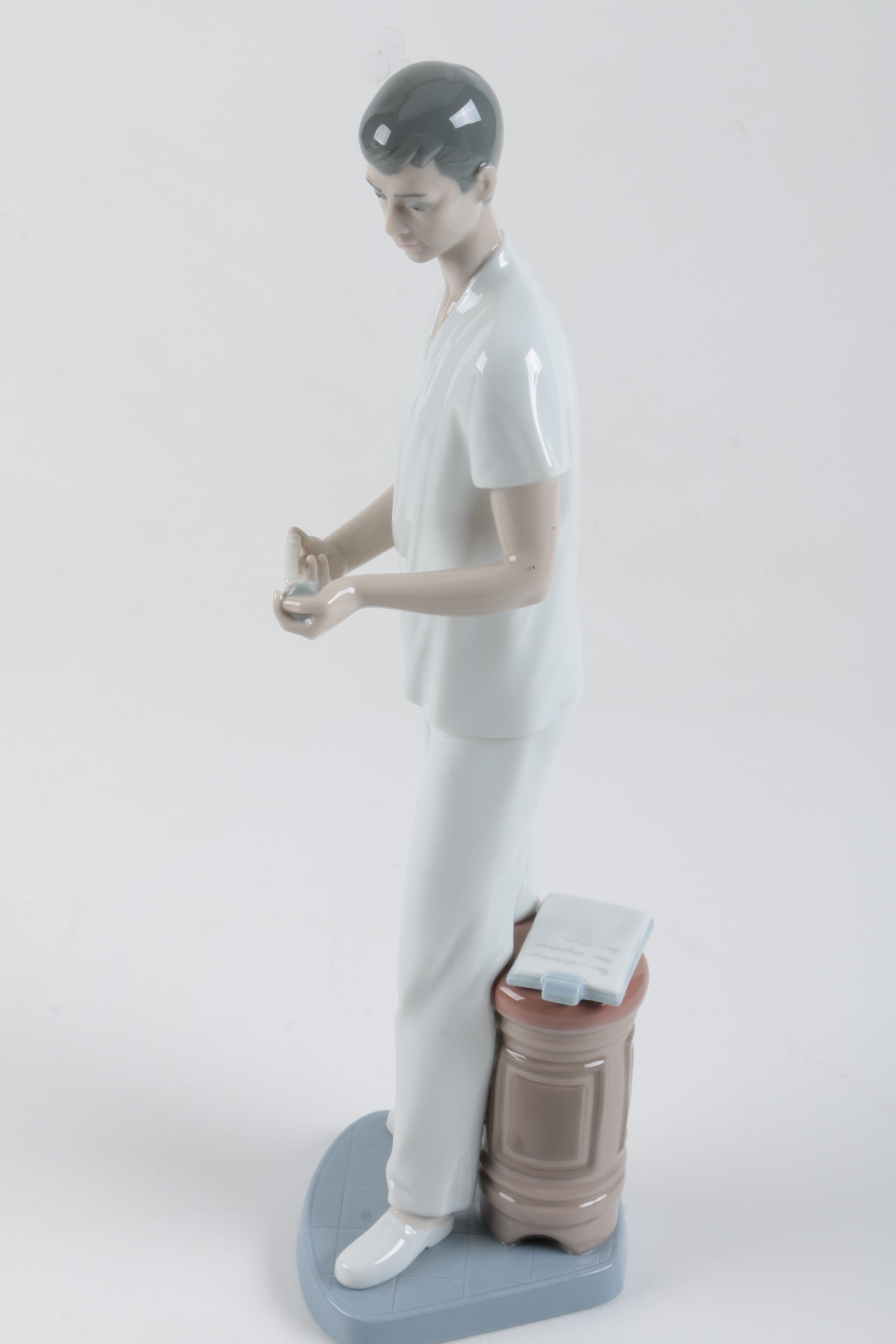 Lladró Doctor and Nurse Figurines