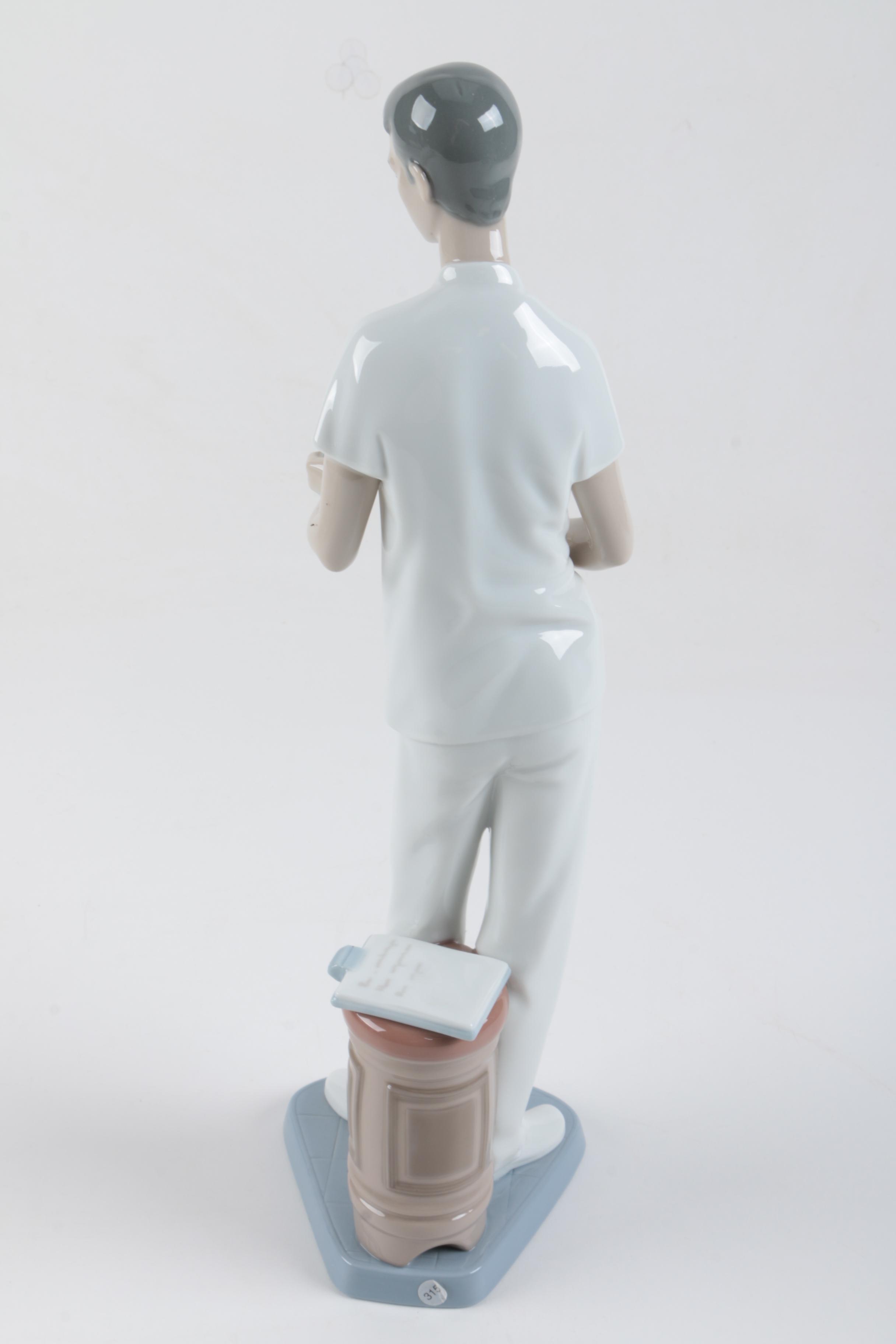 Lladró Doctor and Nurse Figurines