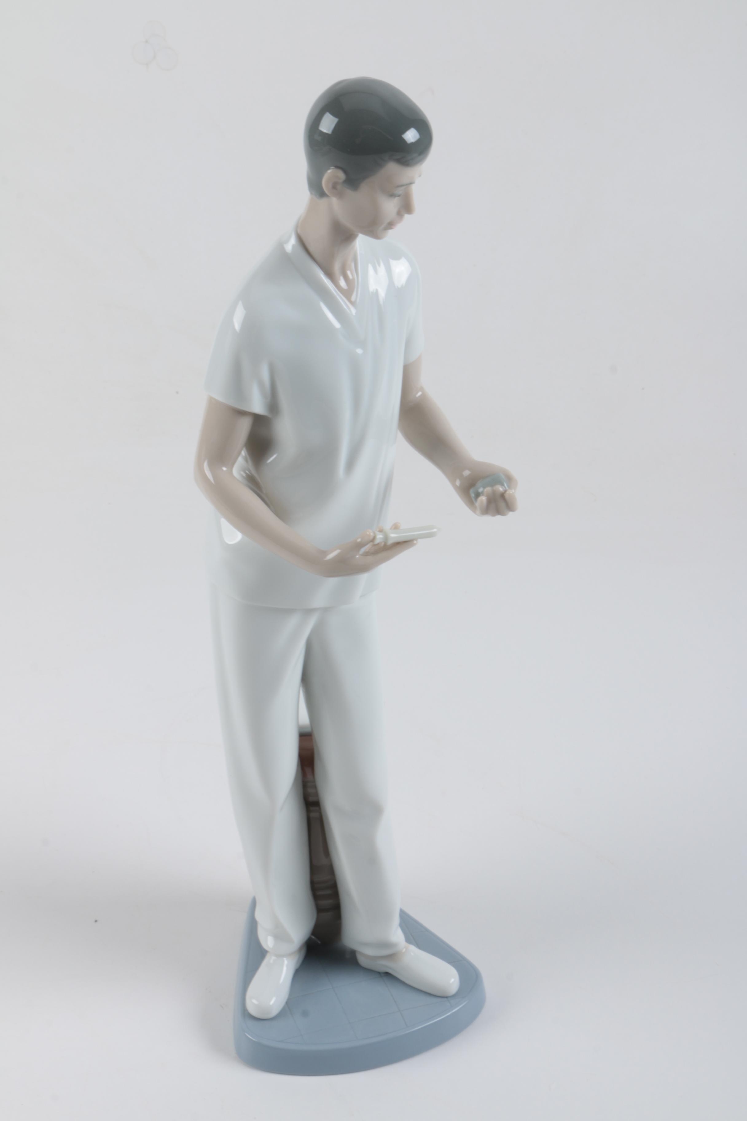 Lladró Doctor and Nurse Figurines