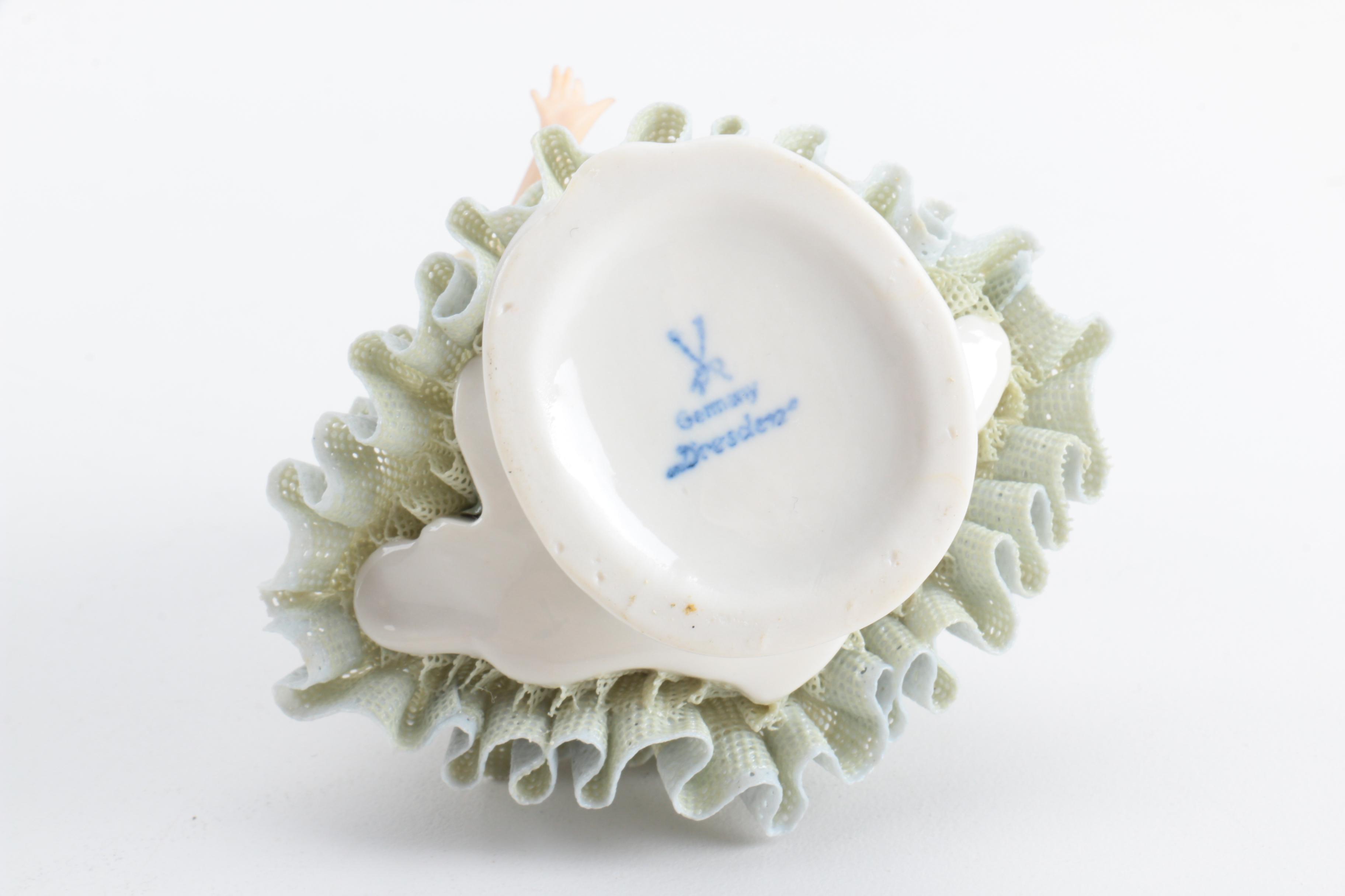 Dresden Porcelain Lace Figurines