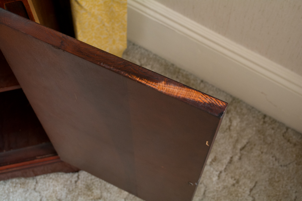 Vintage Duncan Phyfe Style Bow Front Buffet by Bernhardt Furniture