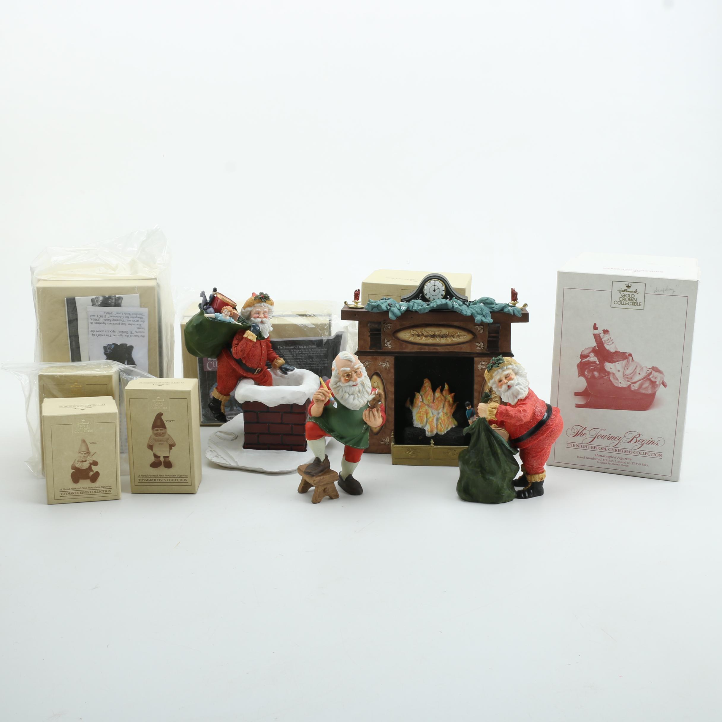 Vintage Hallmark Limited Edition Hand Painted Porcelain Figurines
