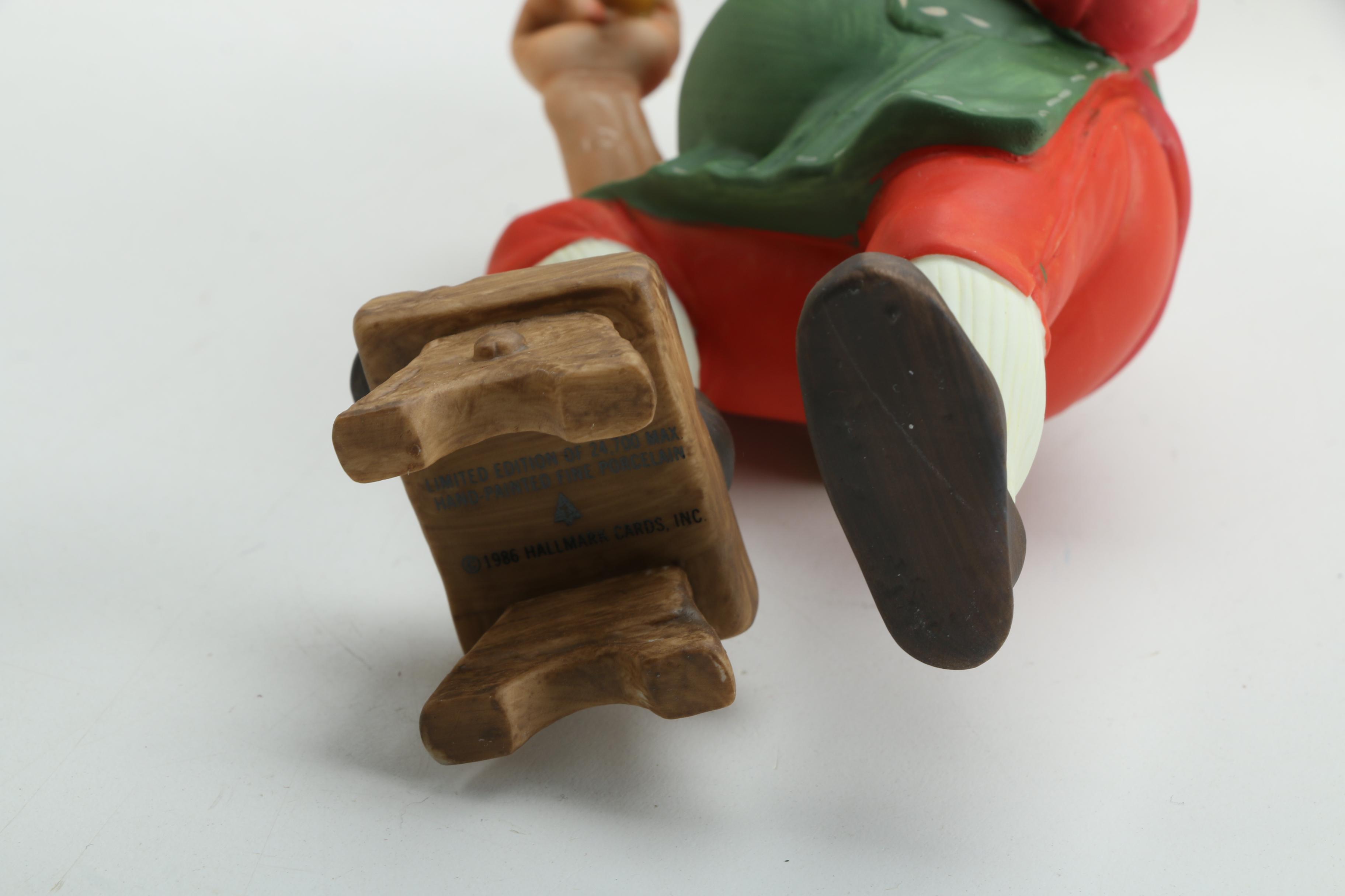 Vintage Hallmark Limited Edition Hand Painted Porcelain Figurines