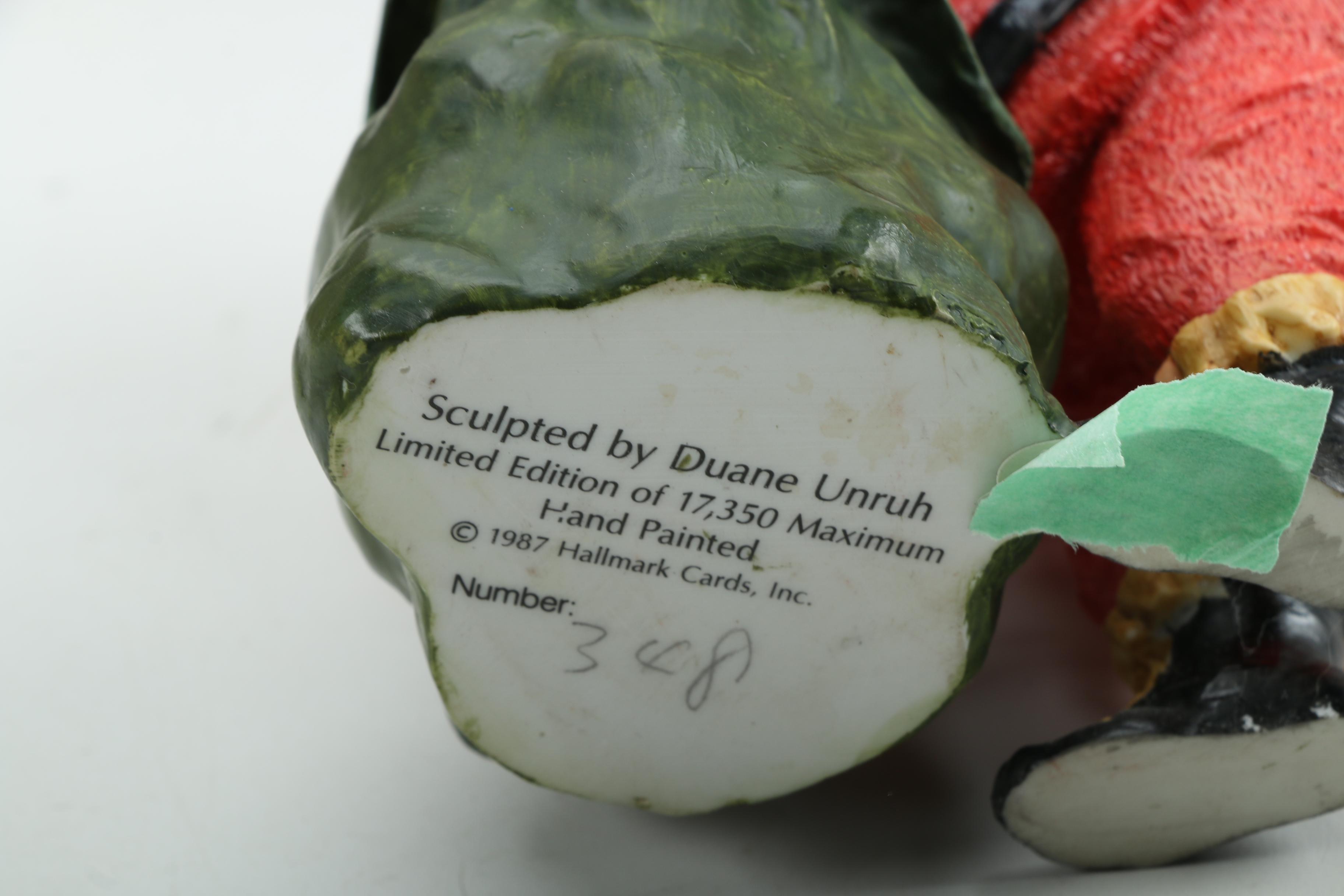 Vintage Hallmark Limited Edition Hand Painted Porcelain Figurines