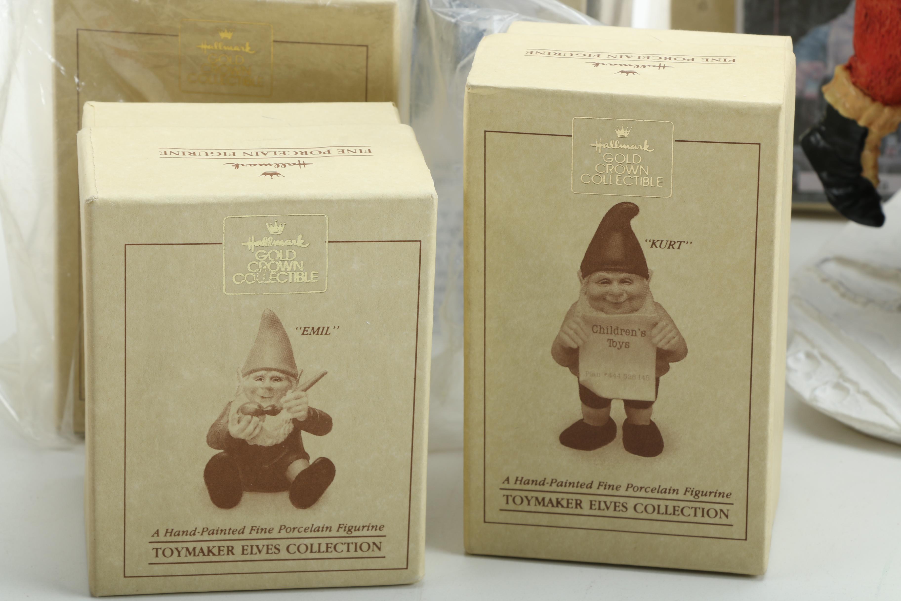 Vintage Hallmark Limited Edition Hand Painted Porcelain Figurines