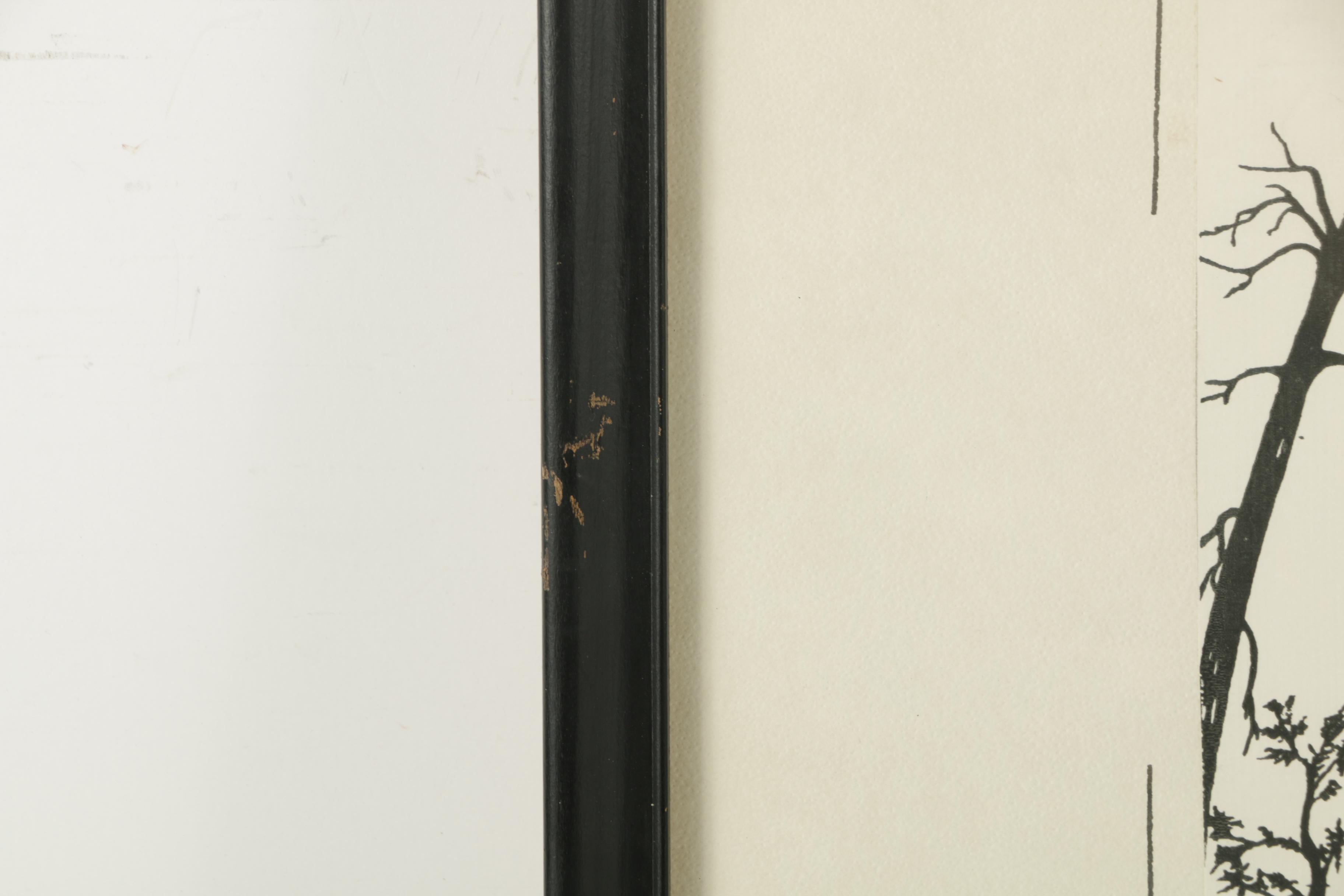 Collection of Serigraphs on Paper After Cliff McCurdy Nature Scenes