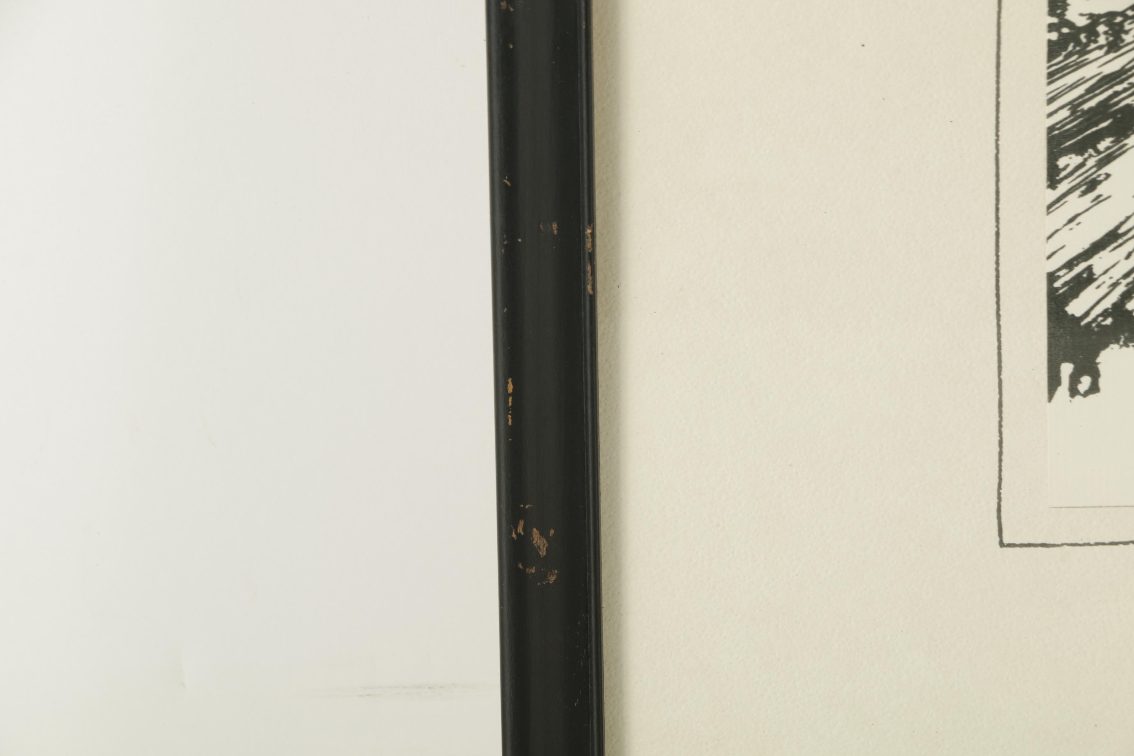 Collection of Serigraphs on Paper After Cliff McCurdy Nature Scenes