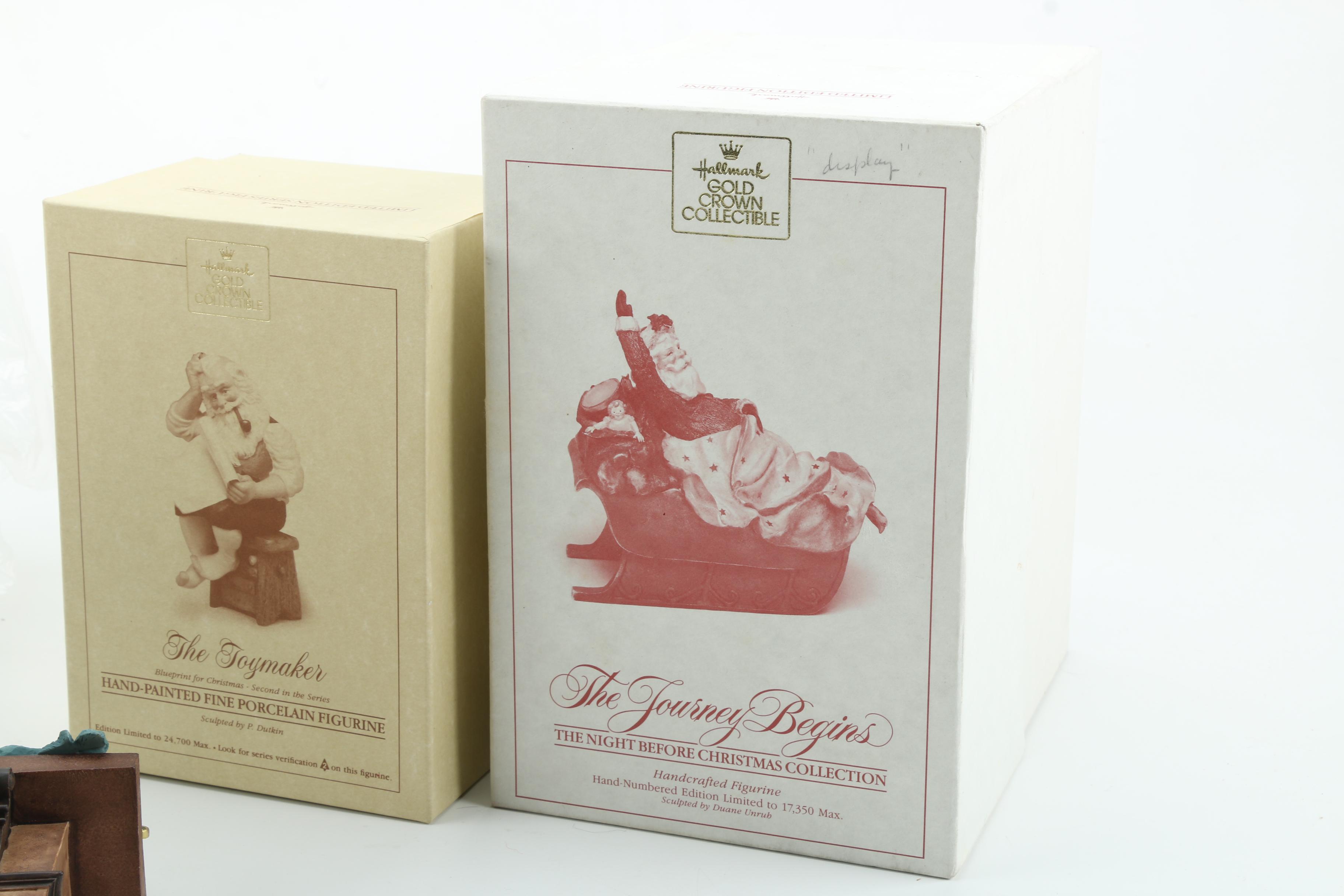 Vintage Hallmark Limited Edition Hand Painted Porcelain Figurines