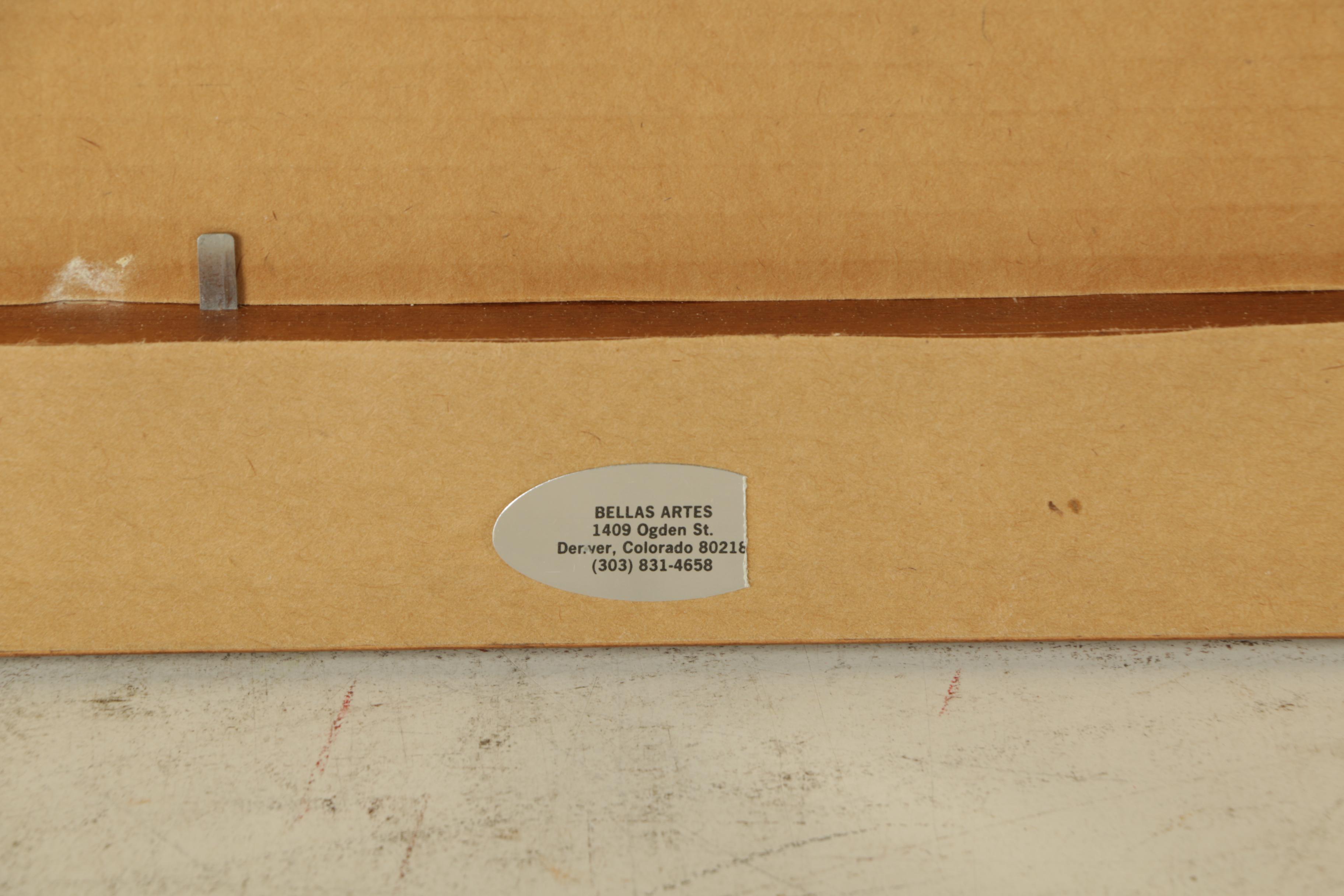 Edward Grant Gouache Painting on Paper of Marsh Scene