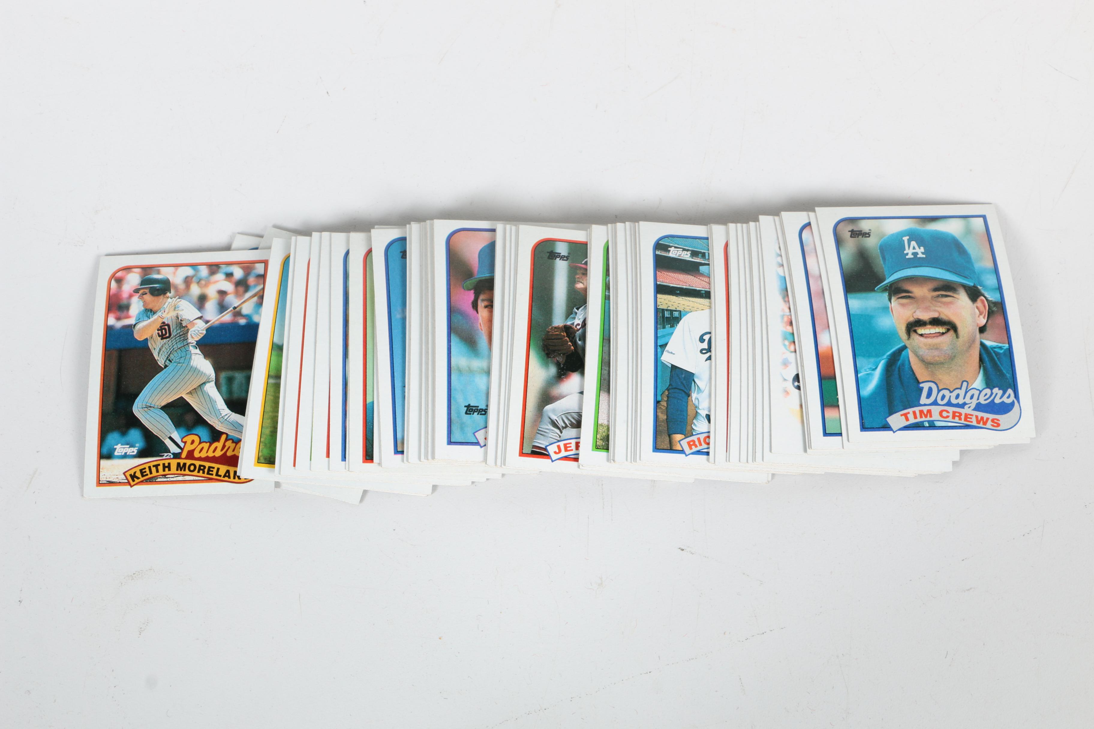 Assortment of Baseball Cards Including Topps and Fleer