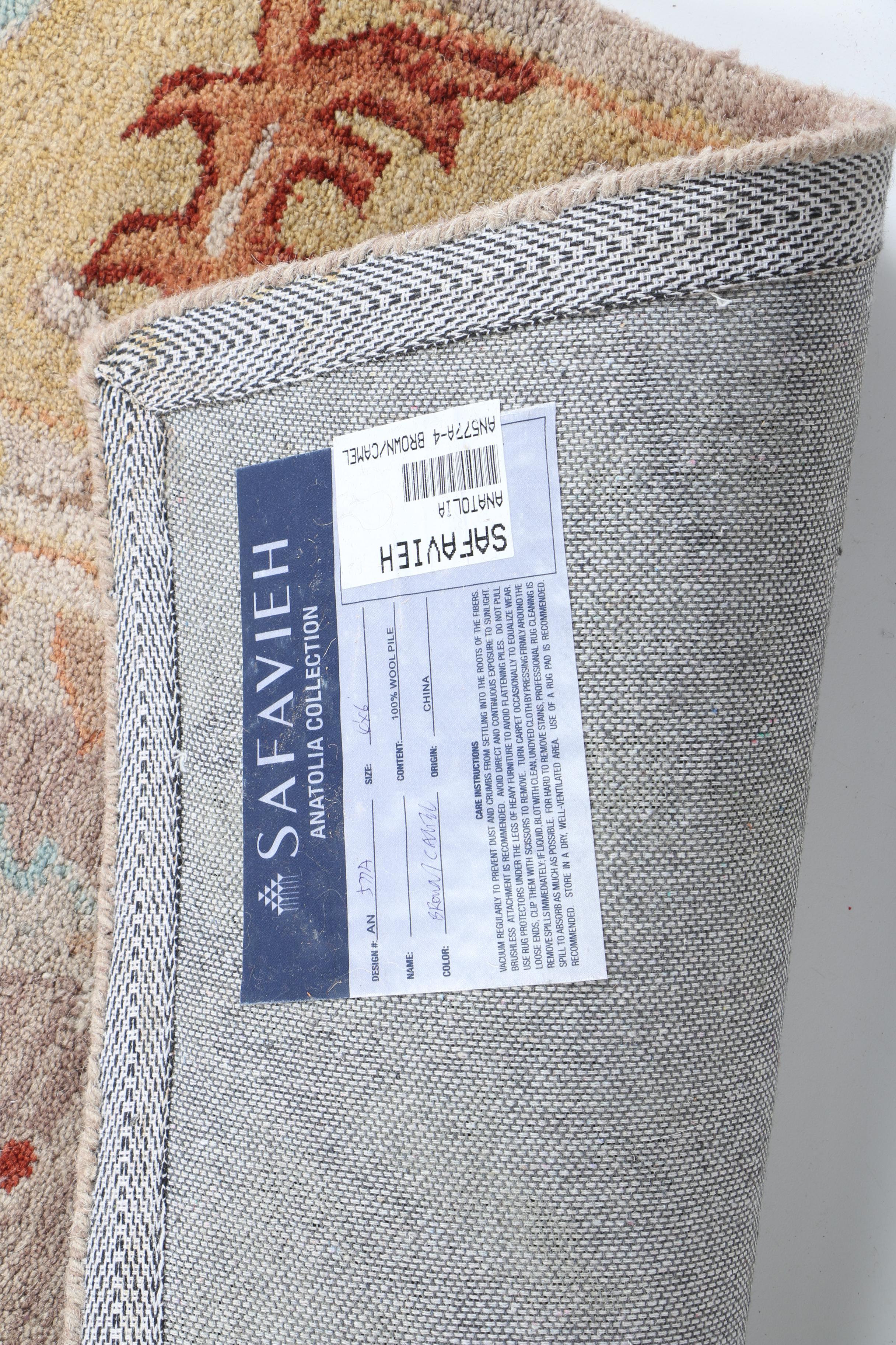 Hand Tufted Safavieh "Anatolia" Wool Area Rug