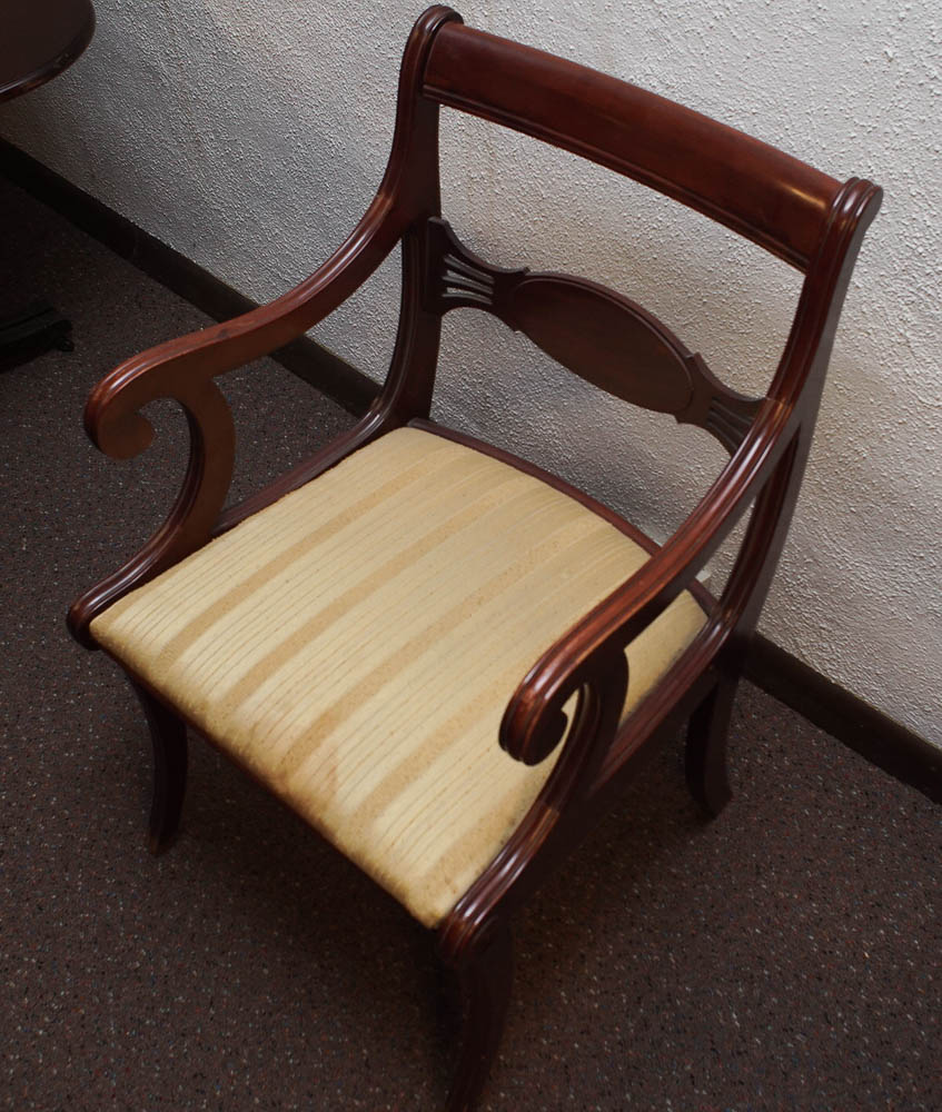 Vintage Federal Style Mahogany Dining Chairs