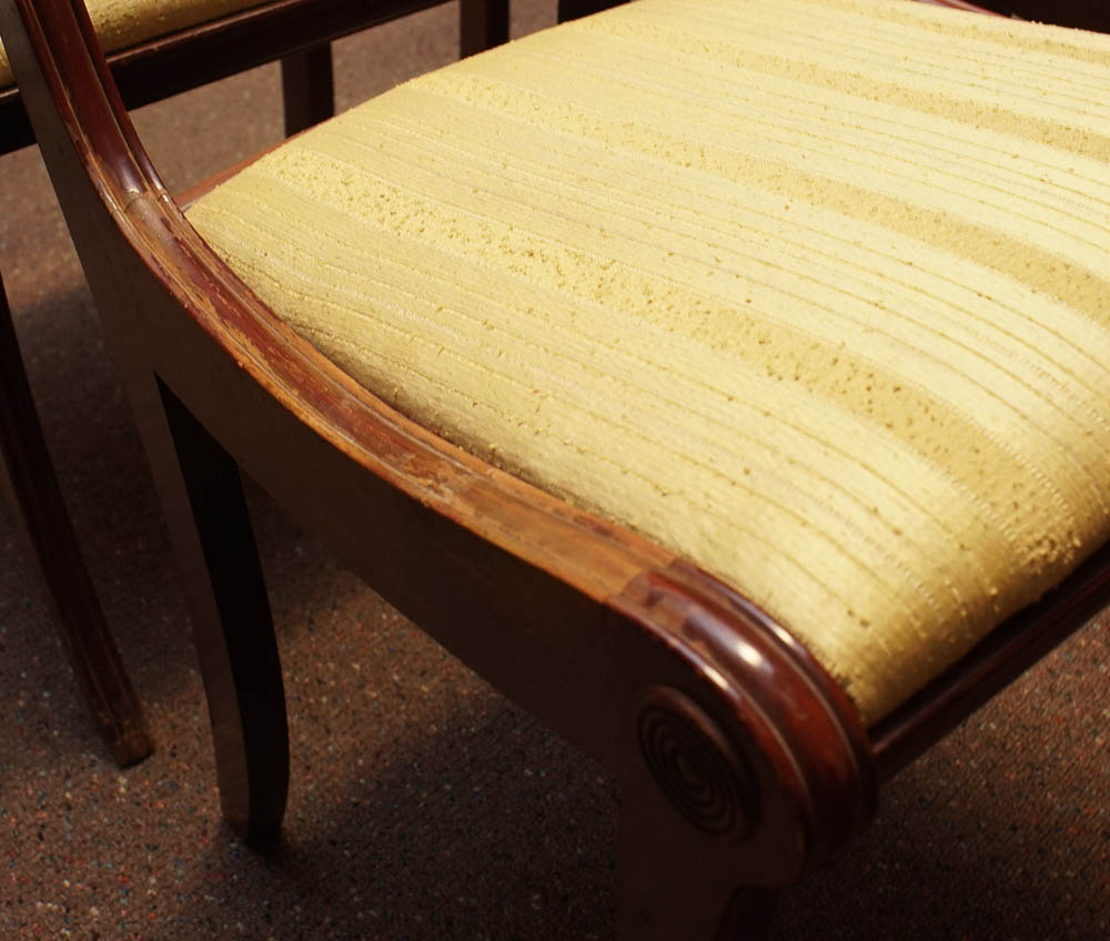 Vintage Federal Style Mahogany Dining Chairs