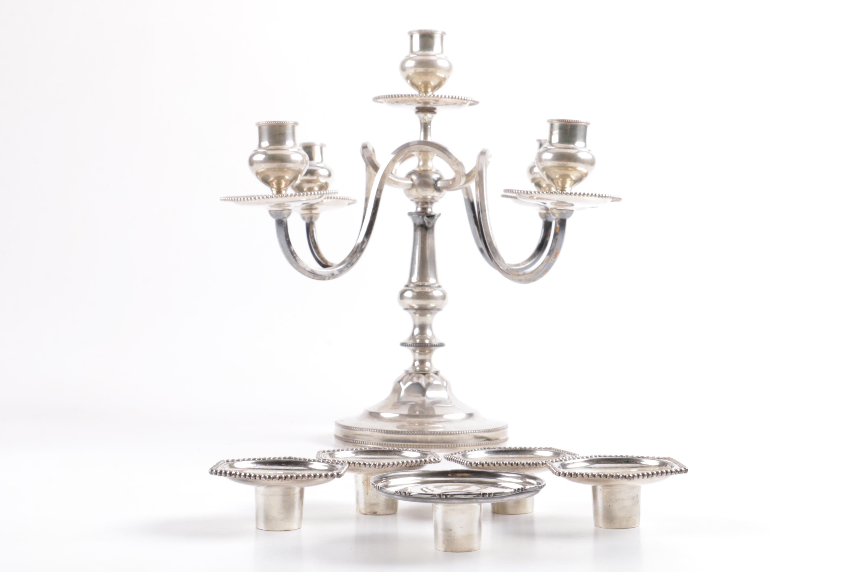 Eureka Silver Co. Silver-Plated Candelabrum