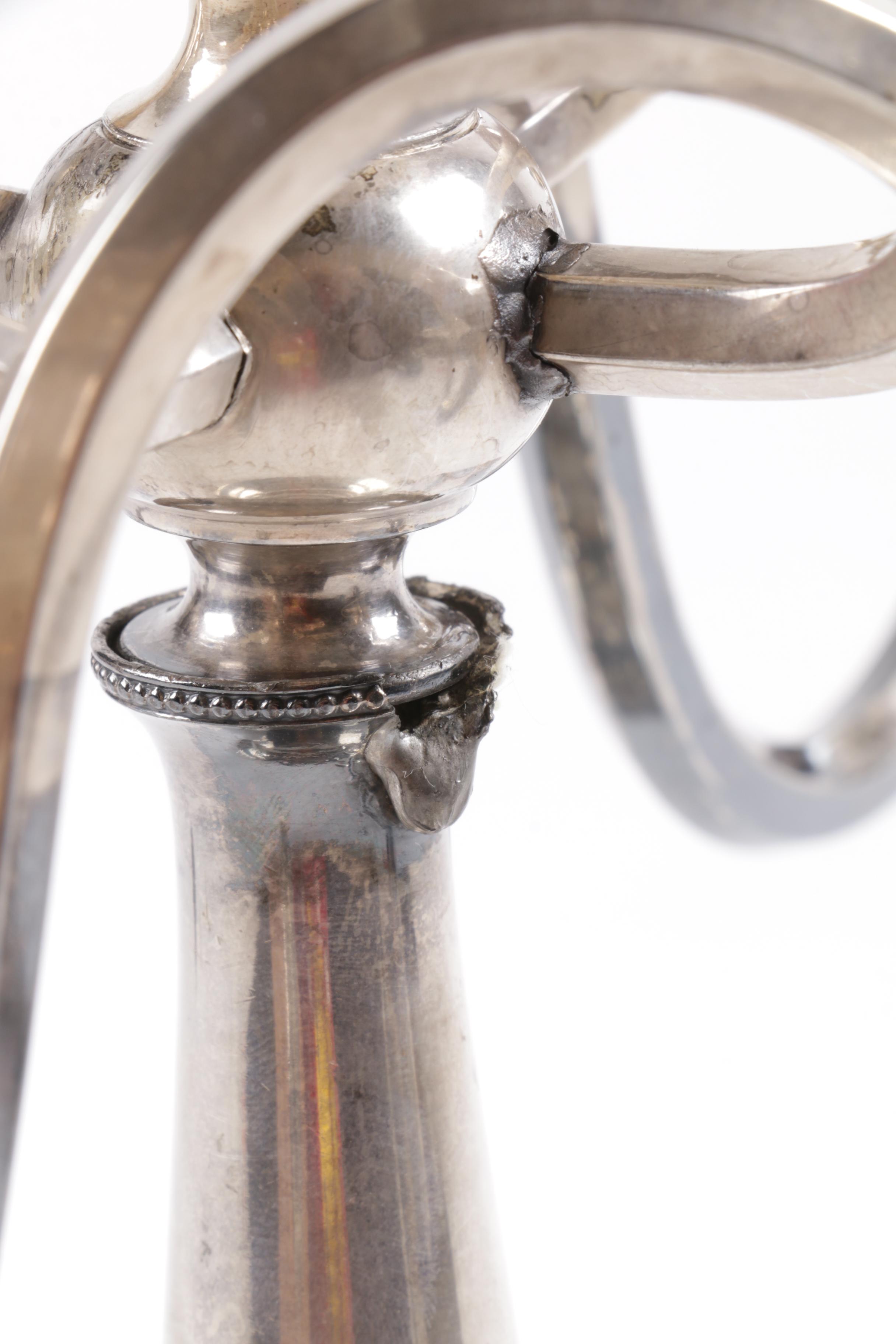 Eureka Silver Co. Silver-Plated Candelabrum