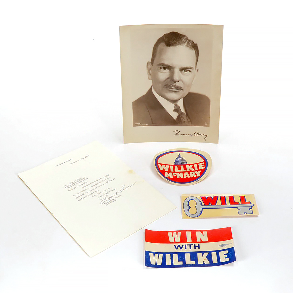Thomas Dewey Political Collectiles