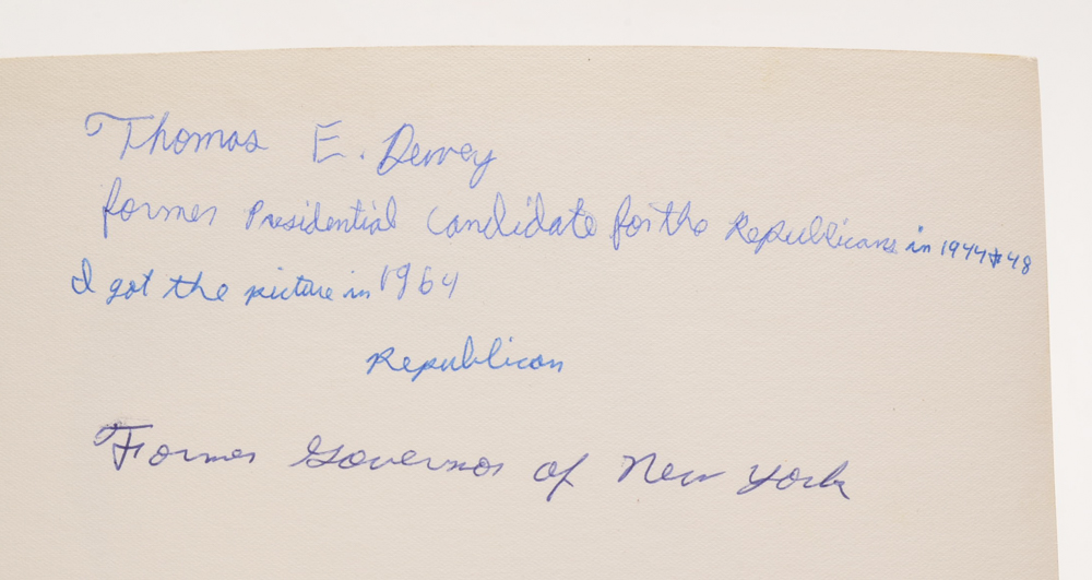 Thomas Dewey Political Collectiles