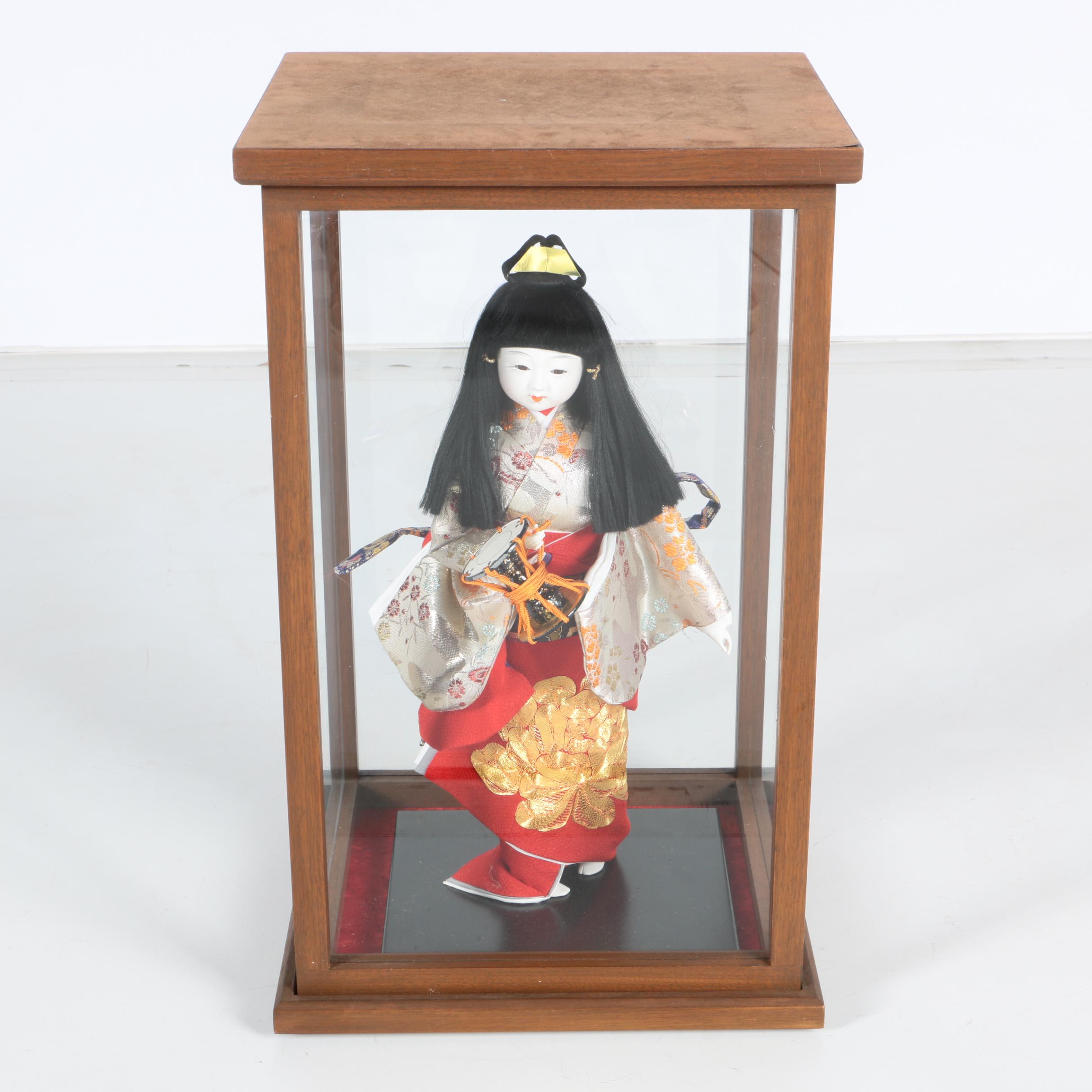 Porcelain and Cloth Japanese Doll