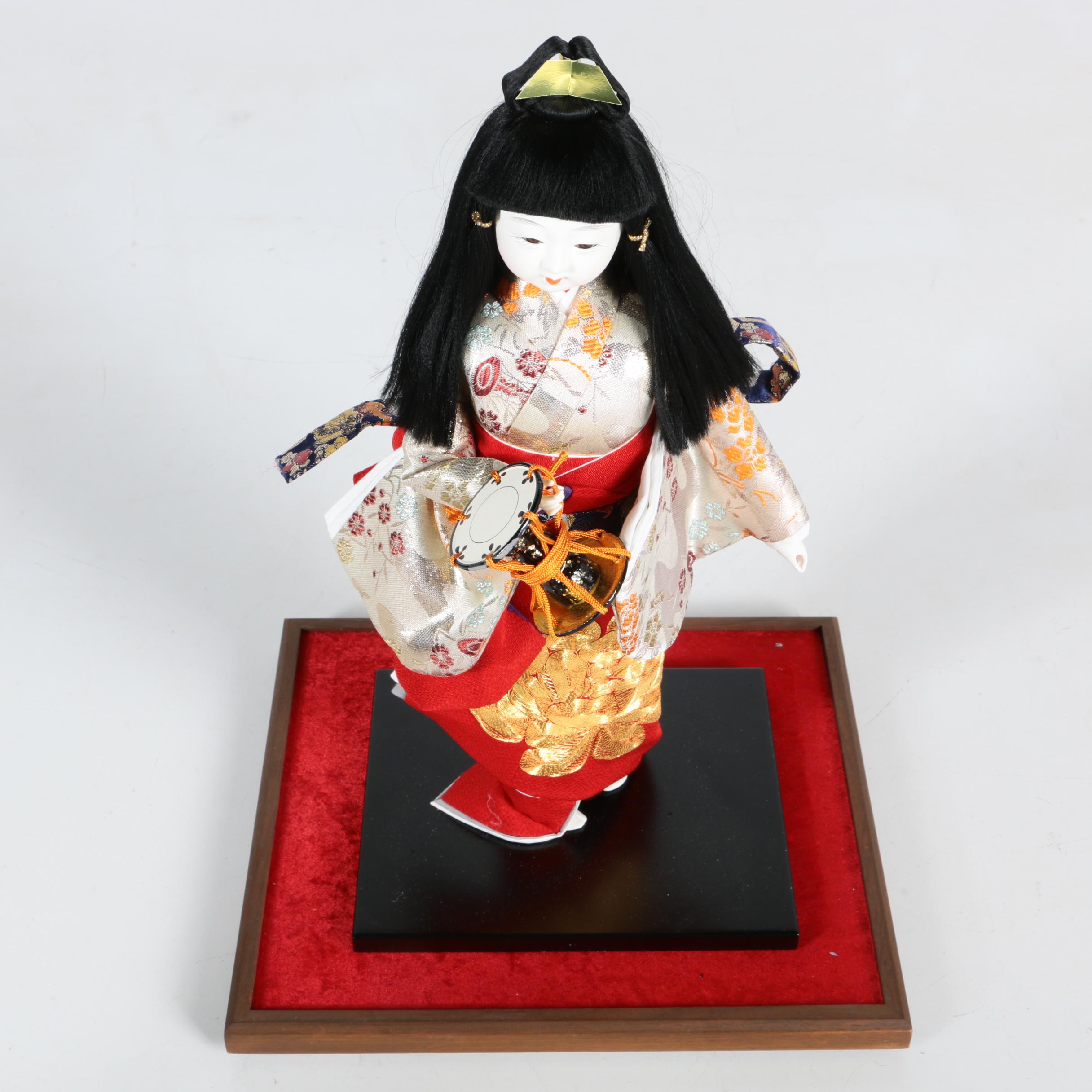 Porcelain and Cloth Japanese Doll