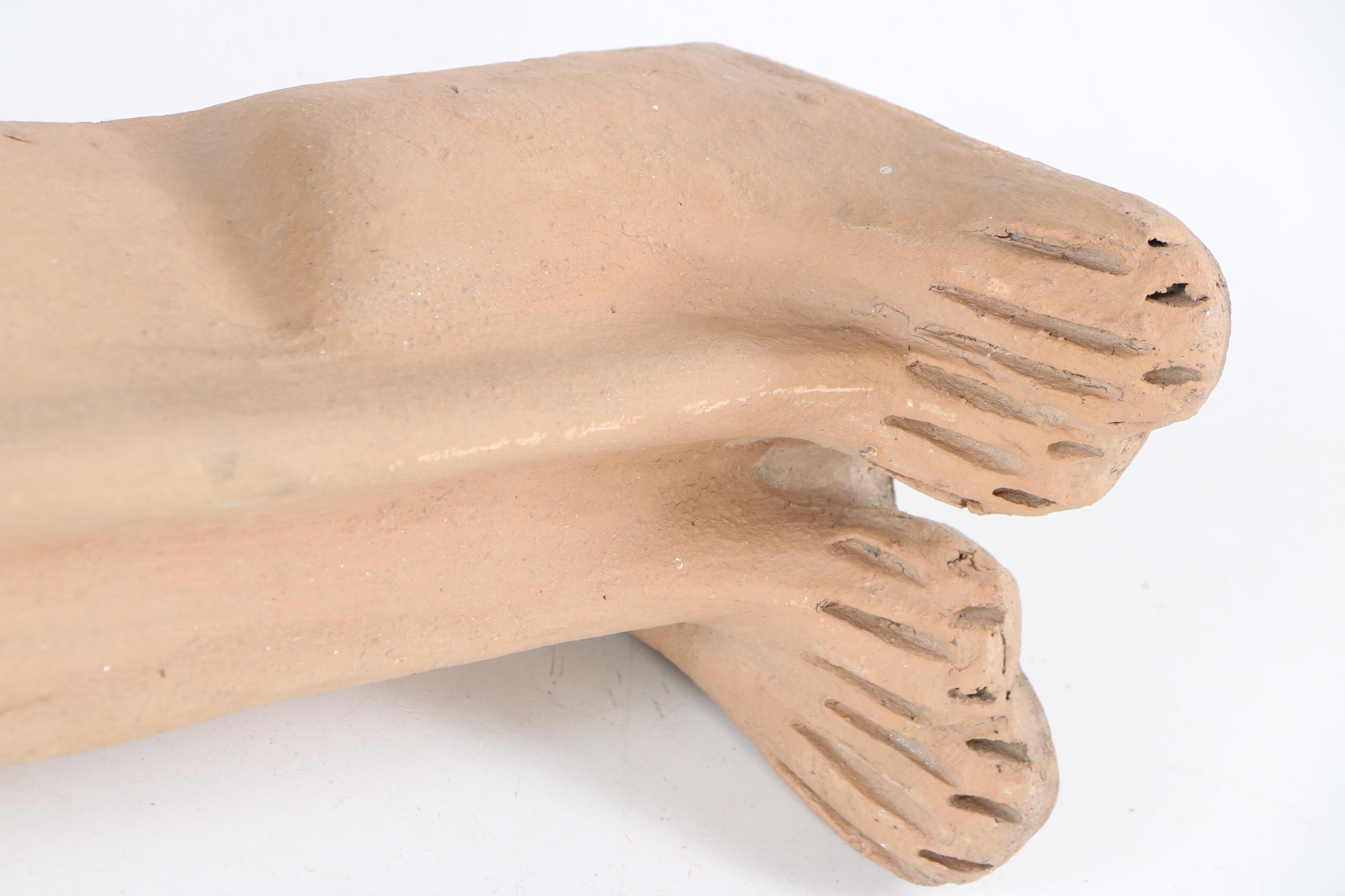 Ceramic Dog Statuette