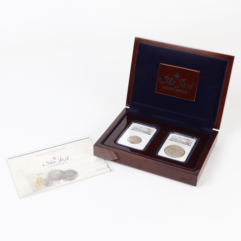 São José Shipwreck Coins and Case