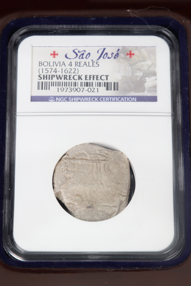São José Shipwreck Coins and Case