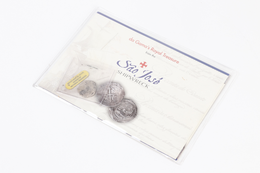 São José Shipwreck Coins and Case