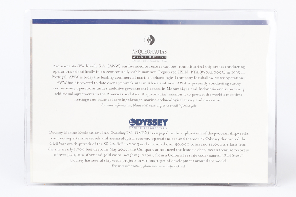 São José Shipwreck Coins and Case