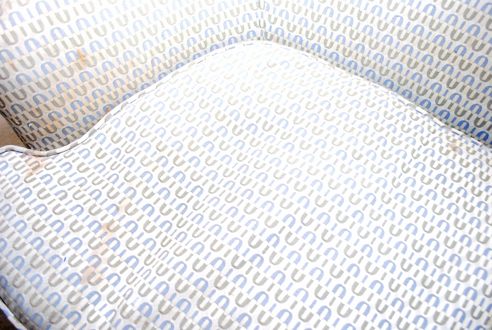 Vintage Wingback Settee