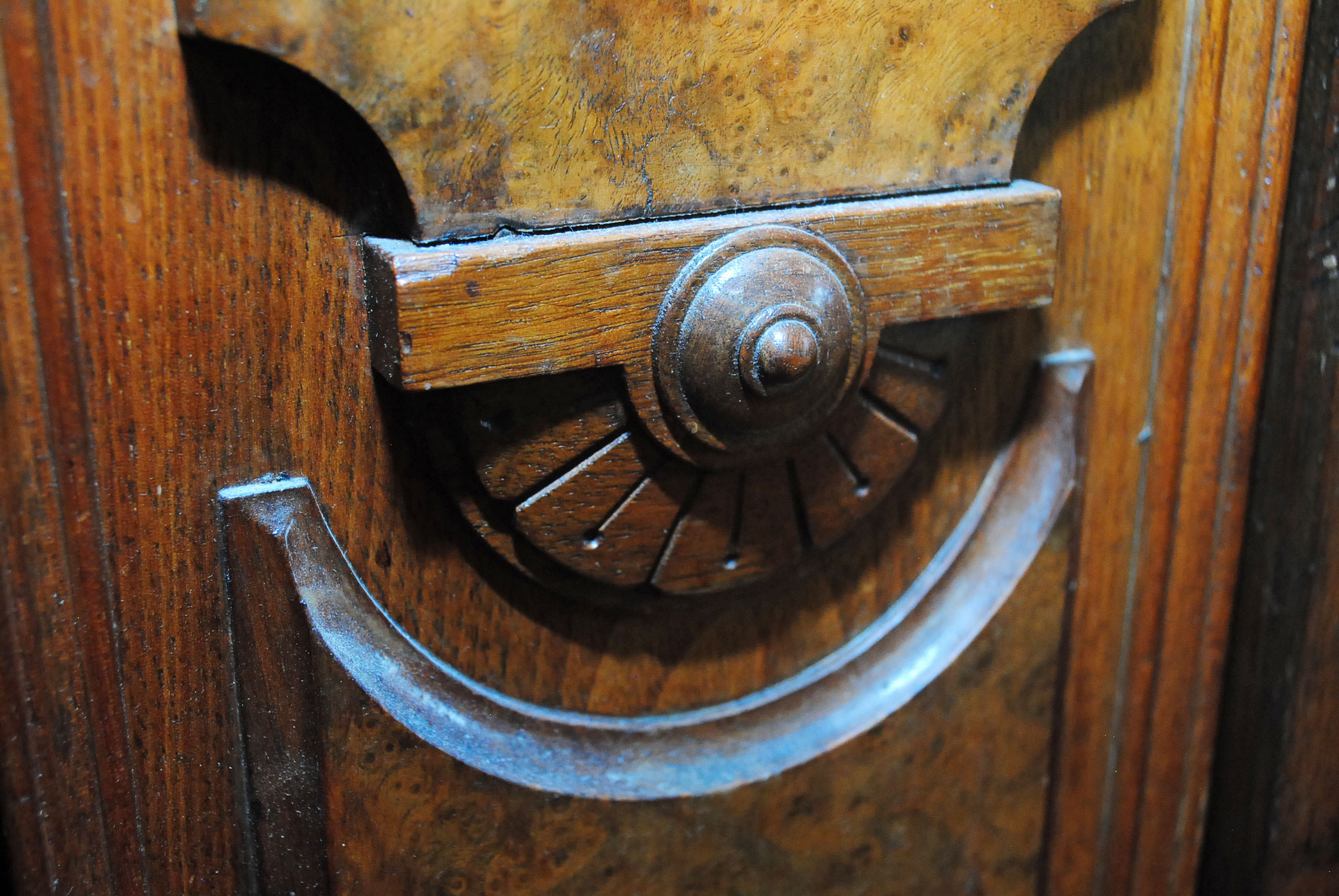Antique Victorian Eastlake Marble Top Buffet
