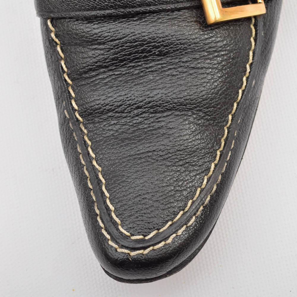 Prada Black Kitten Heels