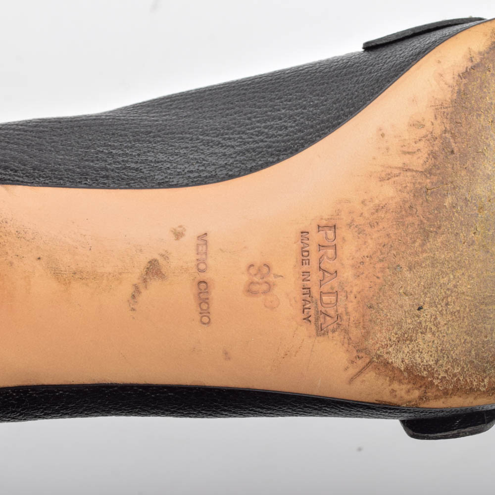 Prada Black Kitten Heels