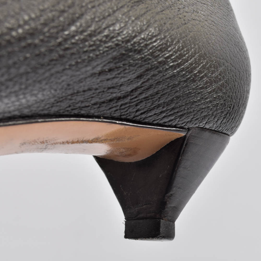 Prada Black Kitten Heels