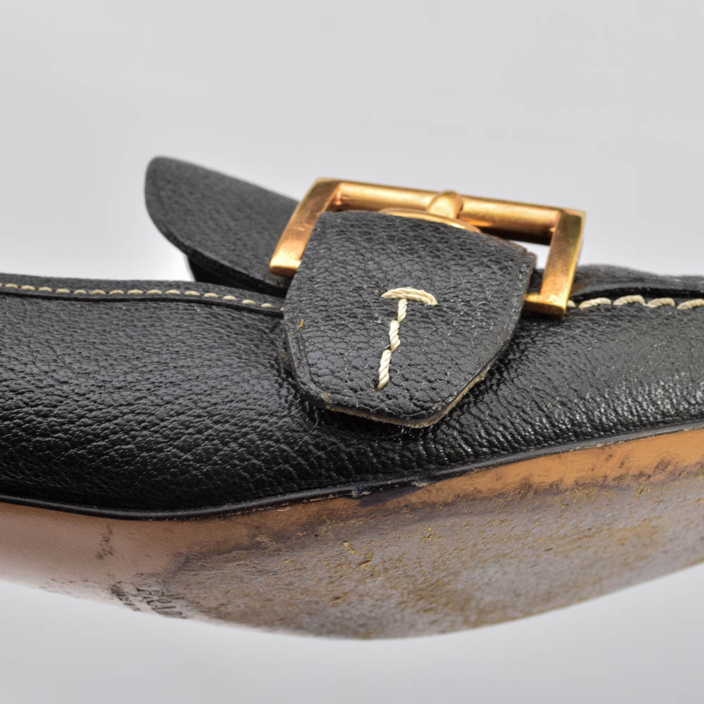 Prada Black Kitten Heels