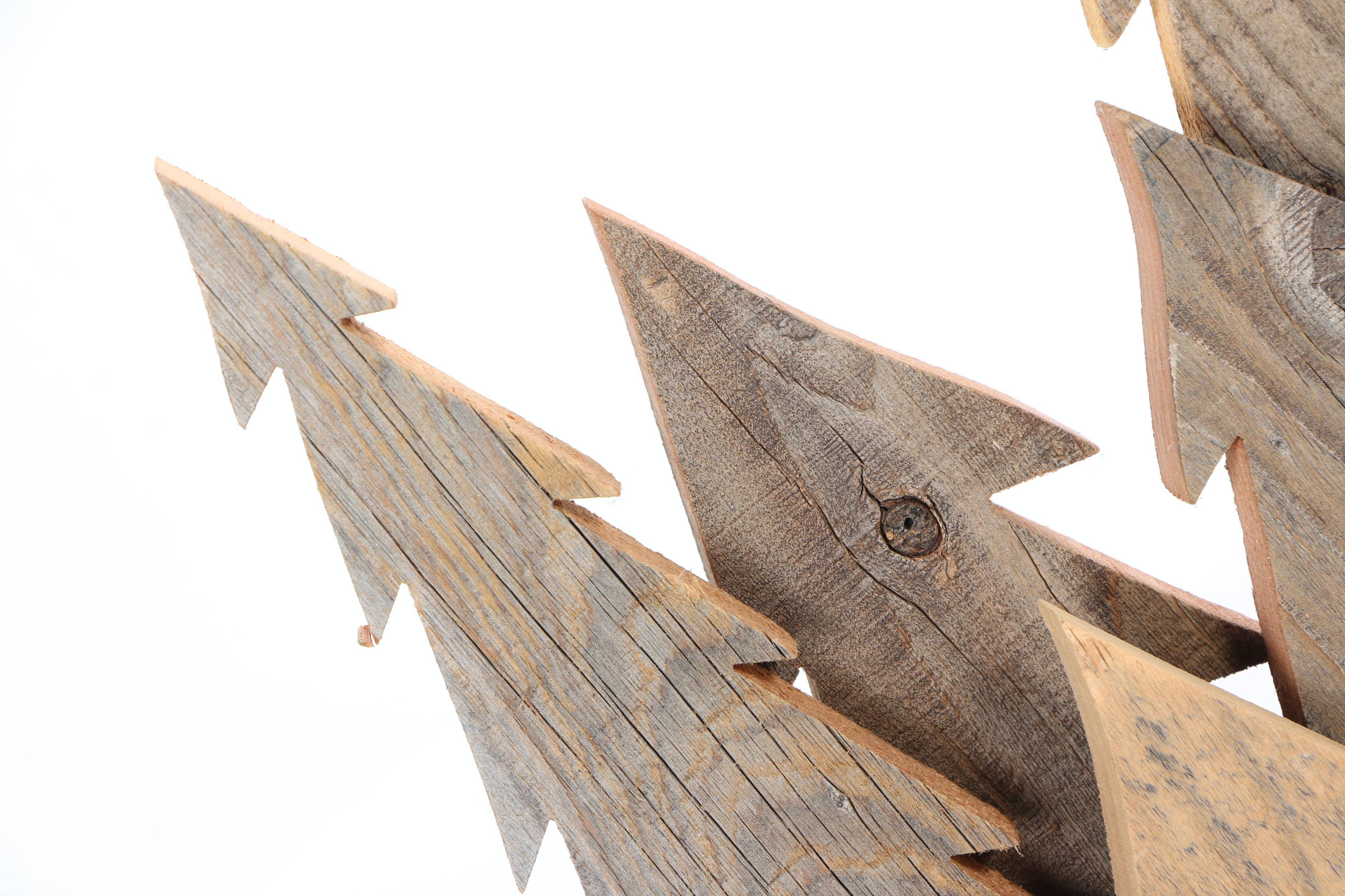 Hand Crafted Wooden Christmas Tree Decor