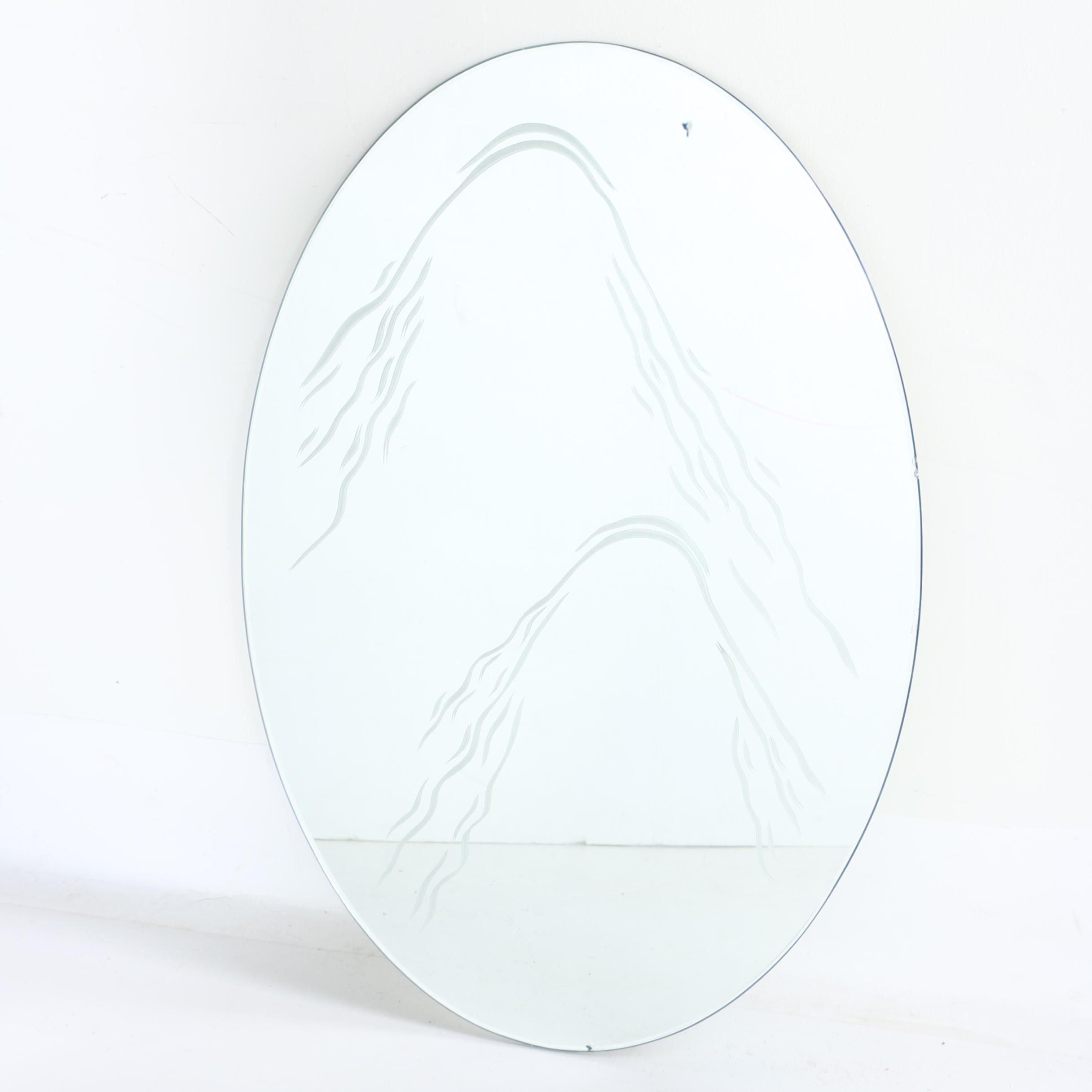 Lalique "Miroir Cygne" Mirror