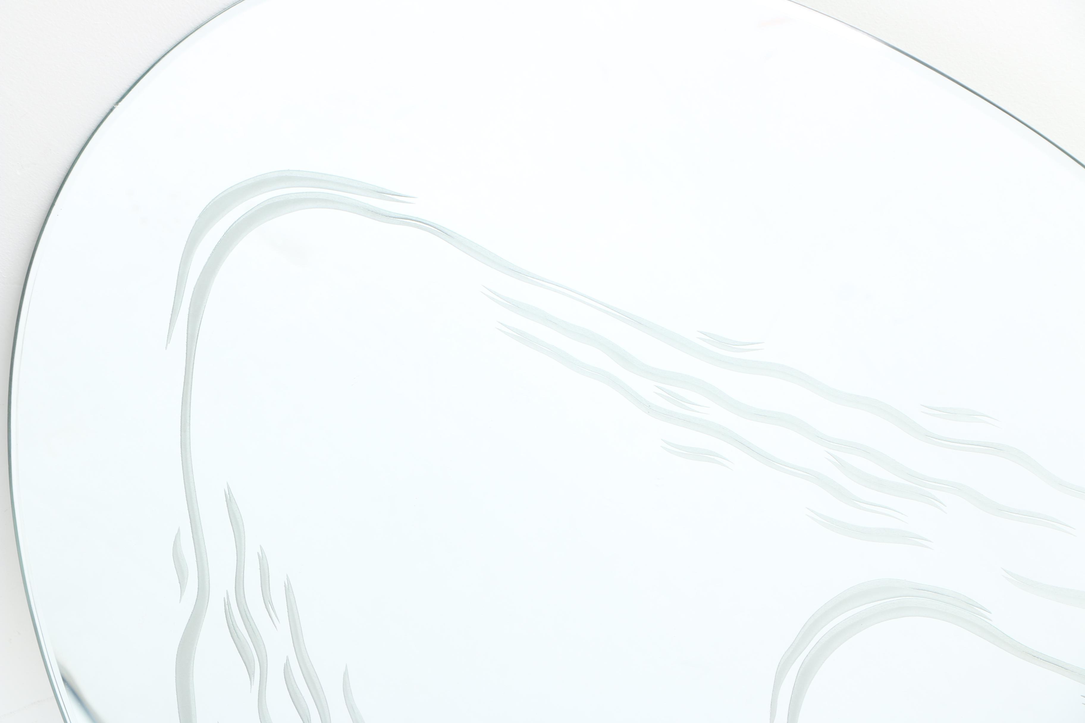 Lalique "Miroir Cygne" Mirror