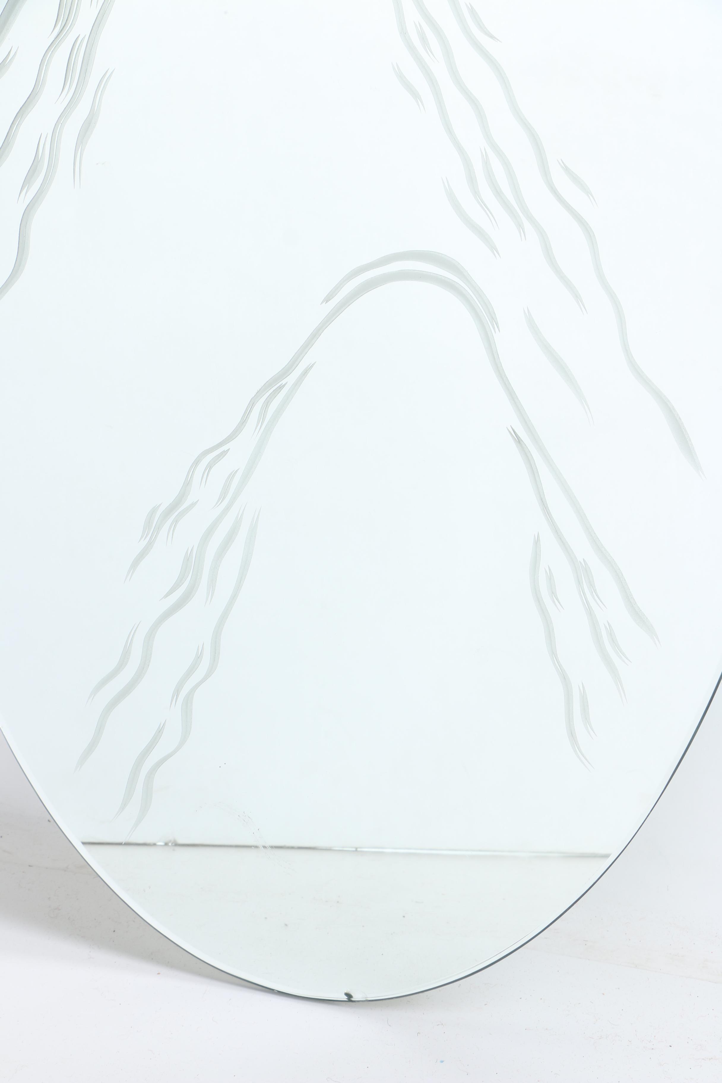 Lalique "Miroir Cygne" Mirror