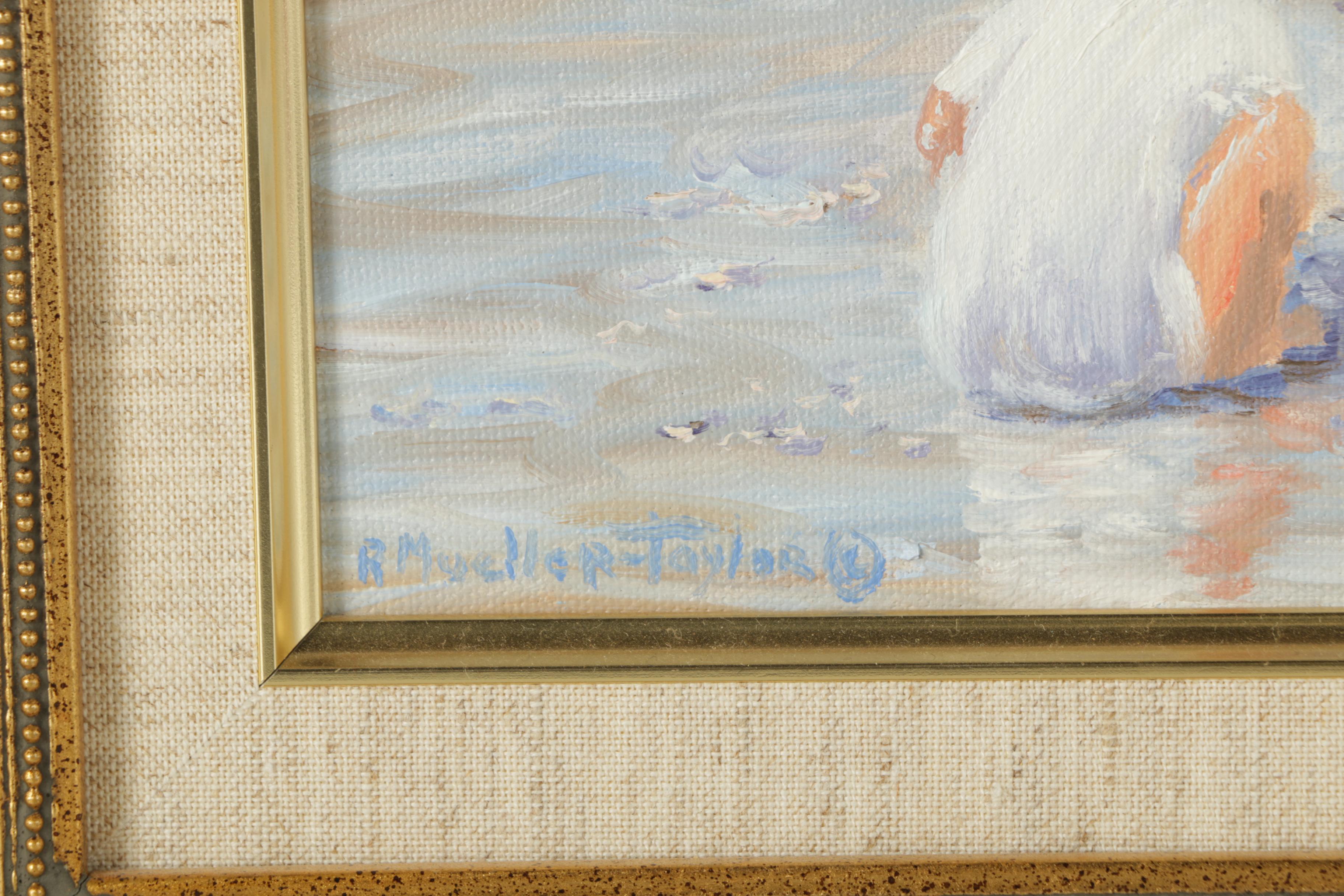 Ruth Mueller-Taylor Oil Painting on Canvas "Shelling I"