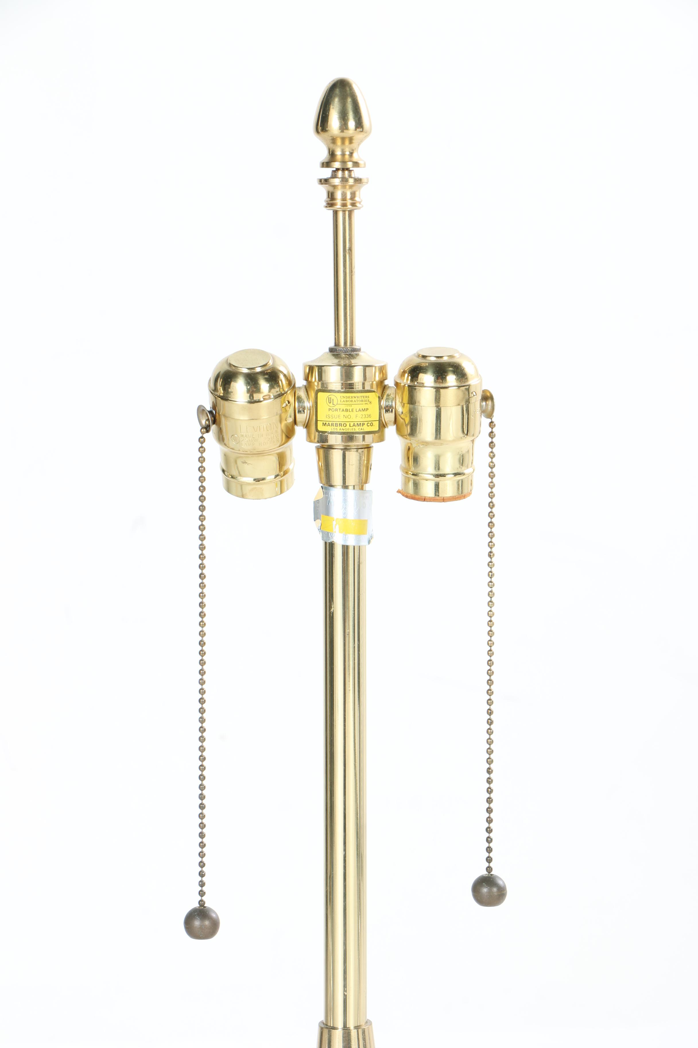 Cut Glass Dual Socket Table Lamps