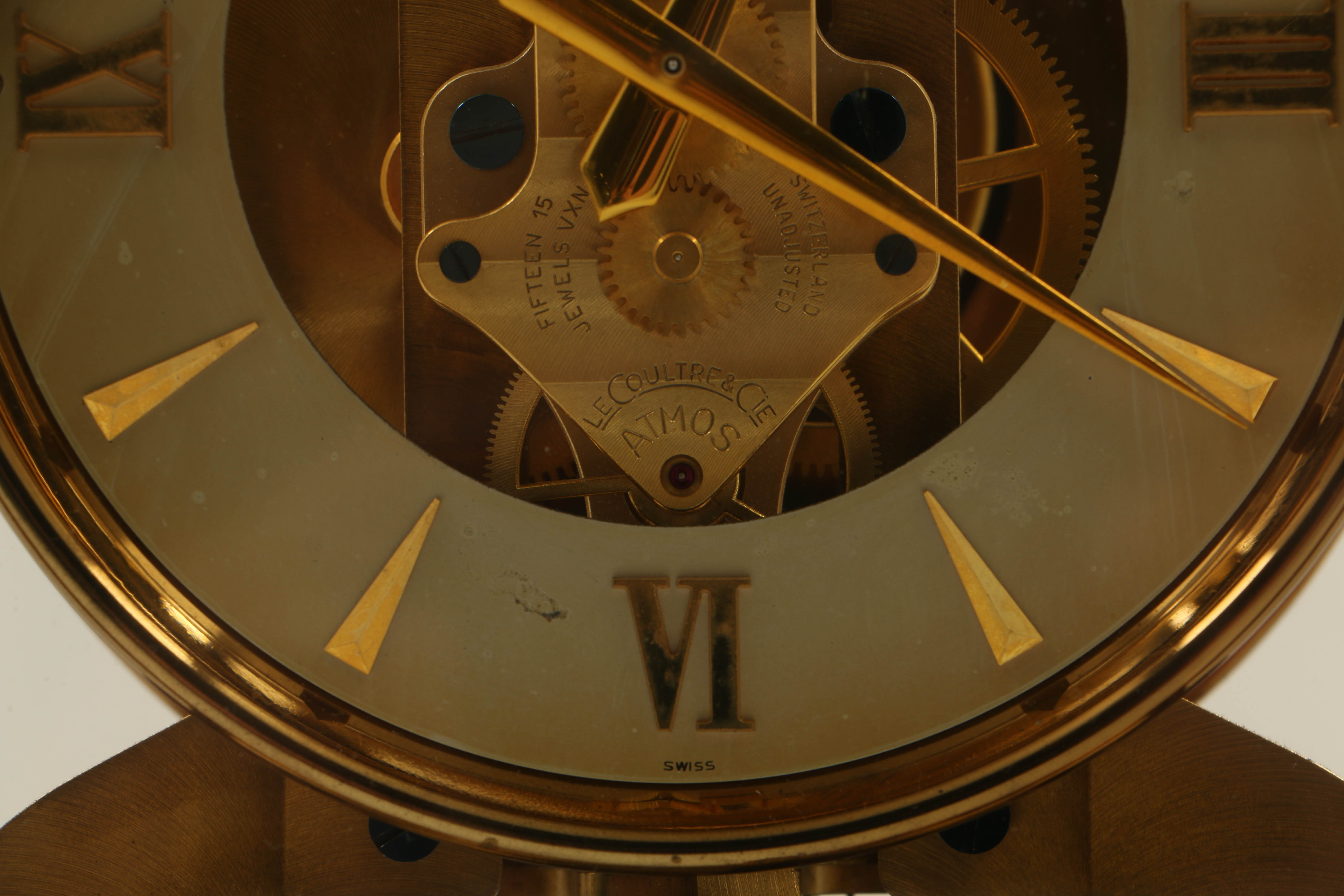 LeCoultre Atmos Century Perpetual Motion Clock With Original Box