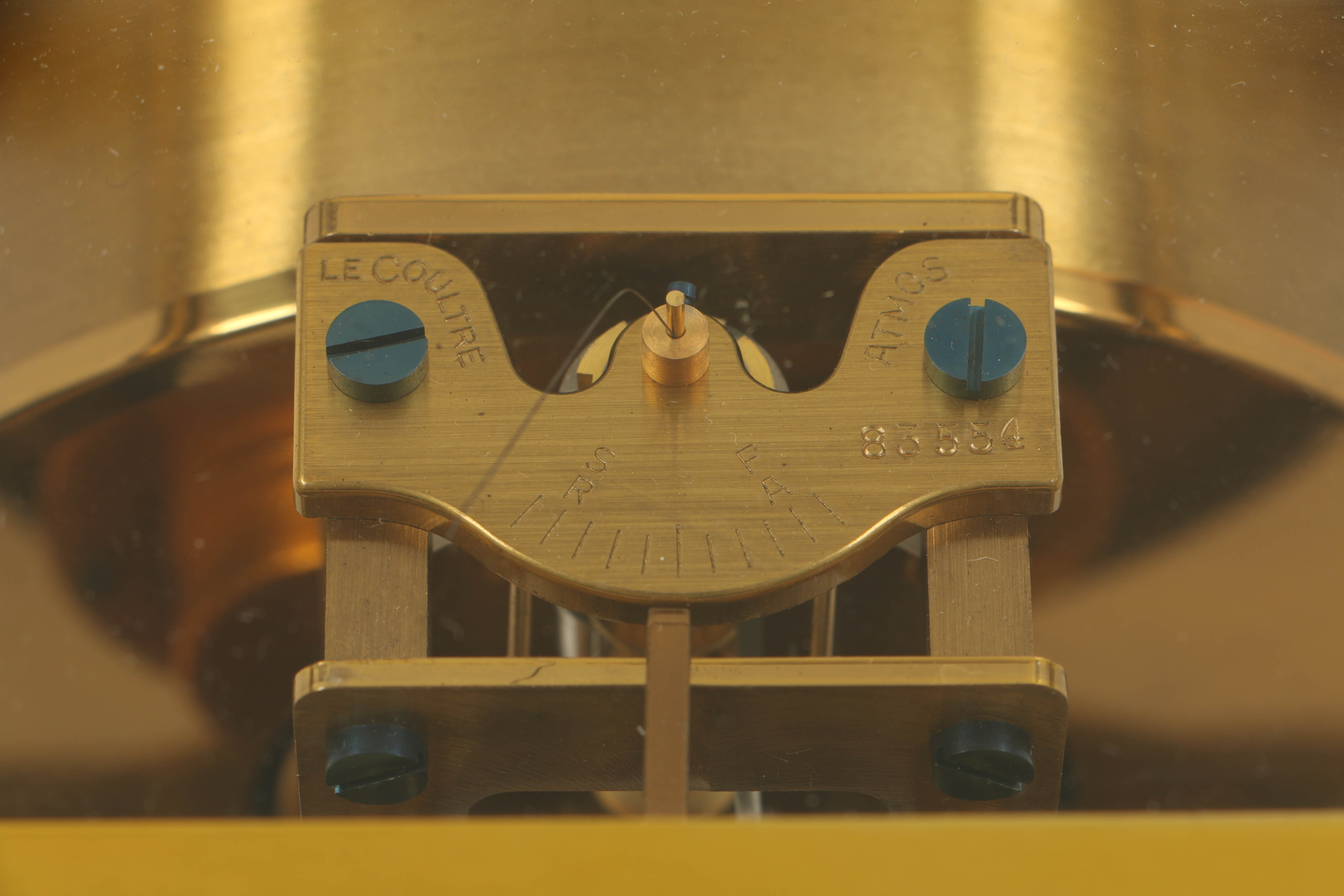 LeCoultre Atmos Century Perpetual Motion Clock With Original Box