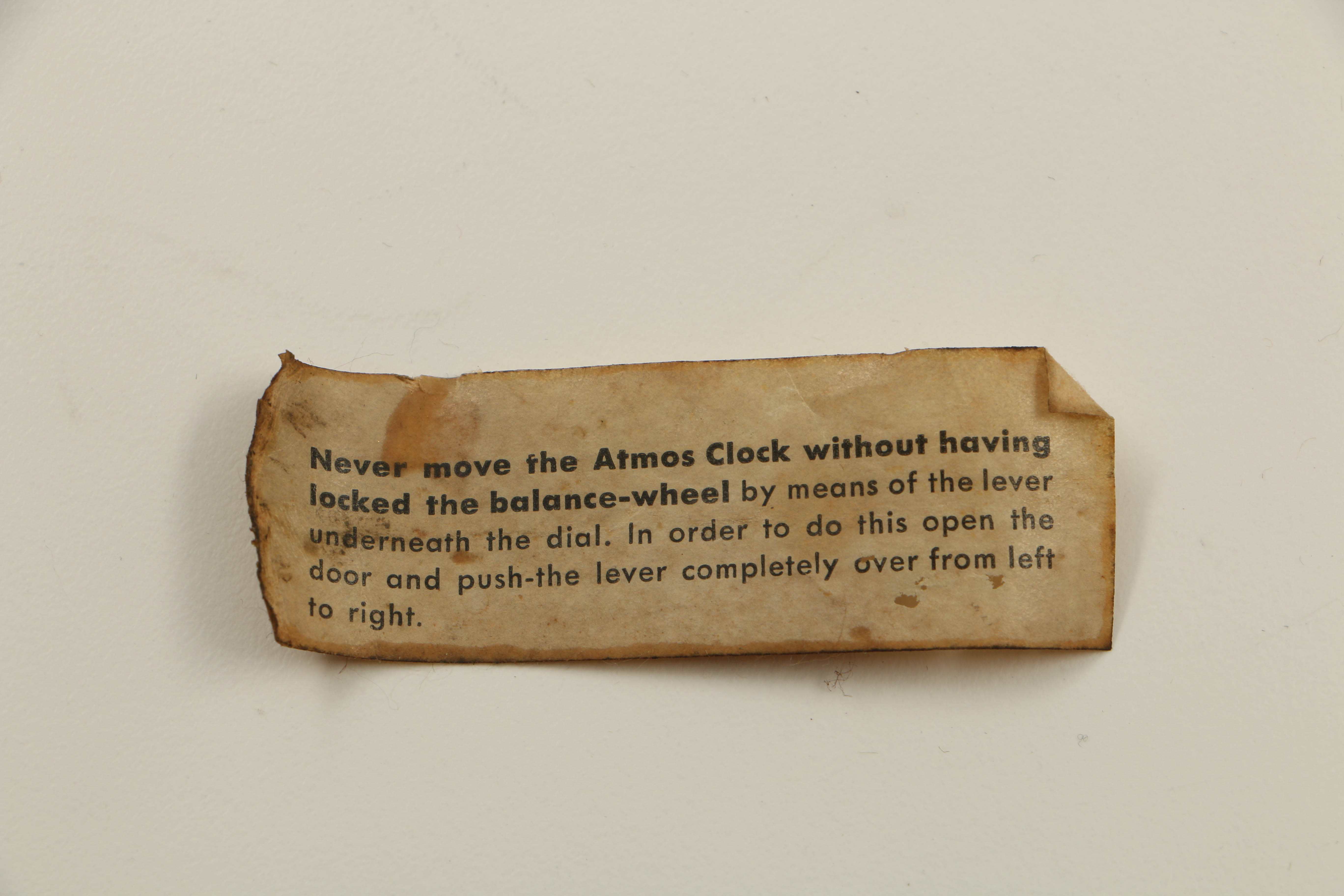 LeCoultre Atmos Century Perpetual Motion Clock With Original Box