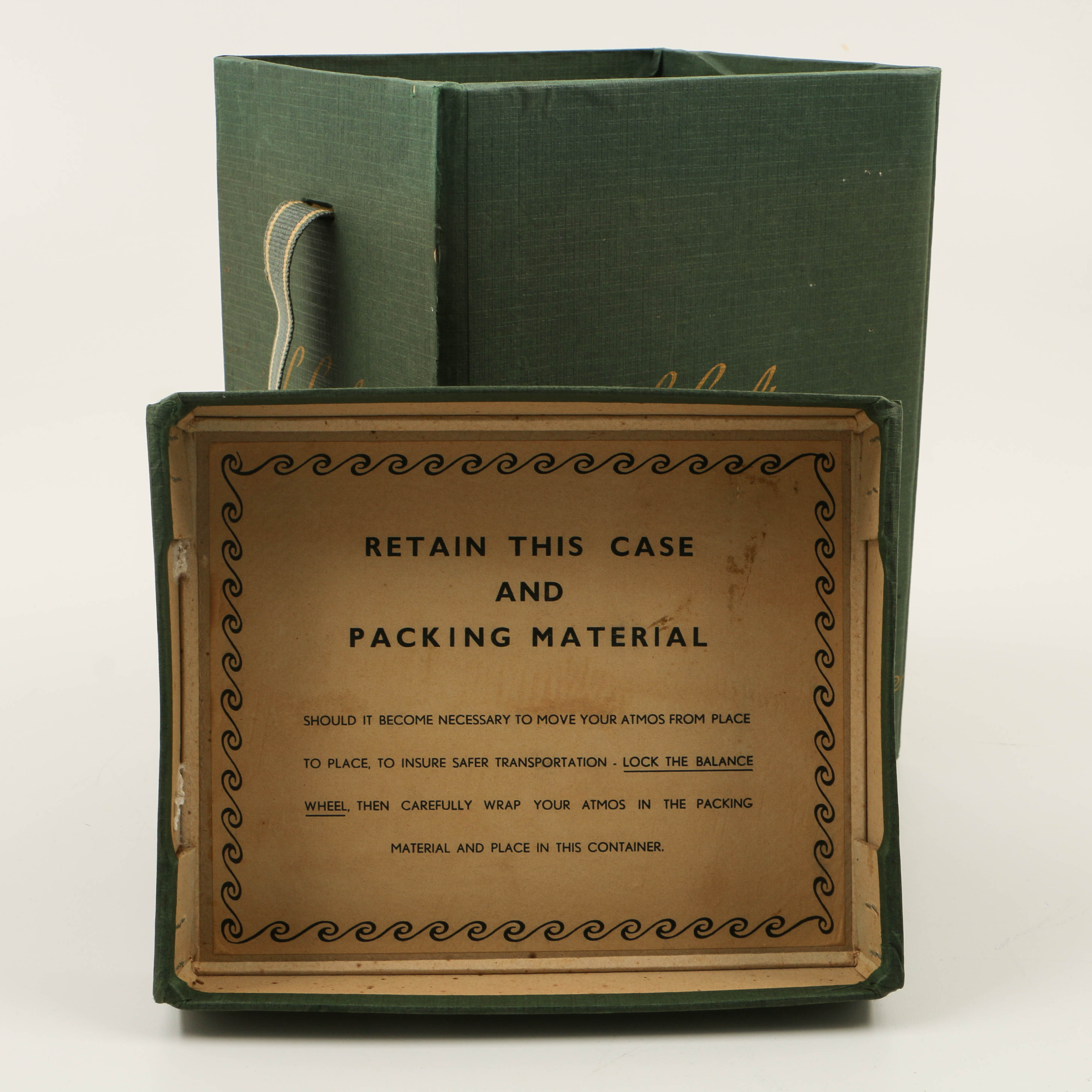 LeCoultre Atmos Century Perpetual Motion Clock With Original Box