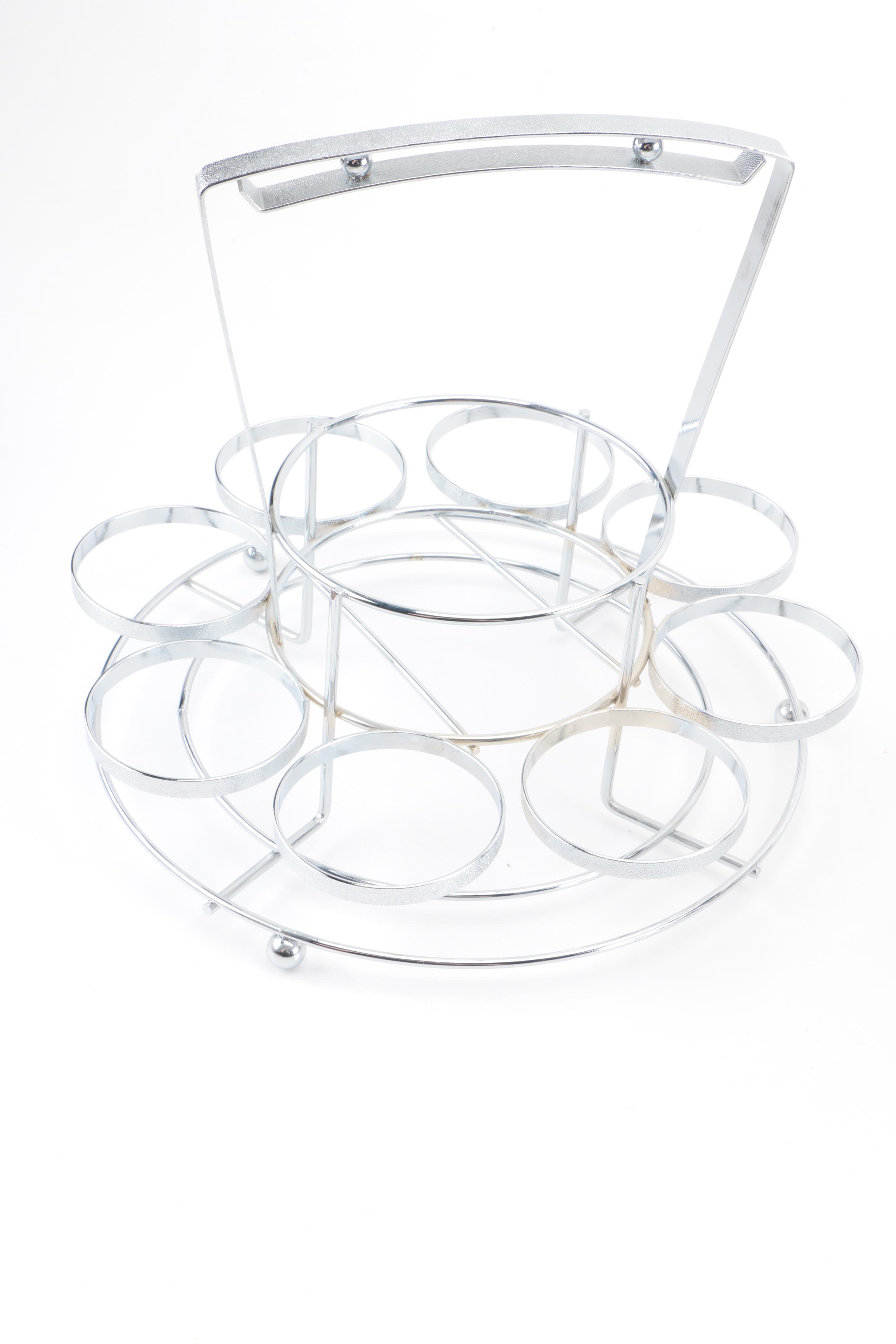 Mid Century Modern Kimiko "Guardian" Highball Glasses and Barware