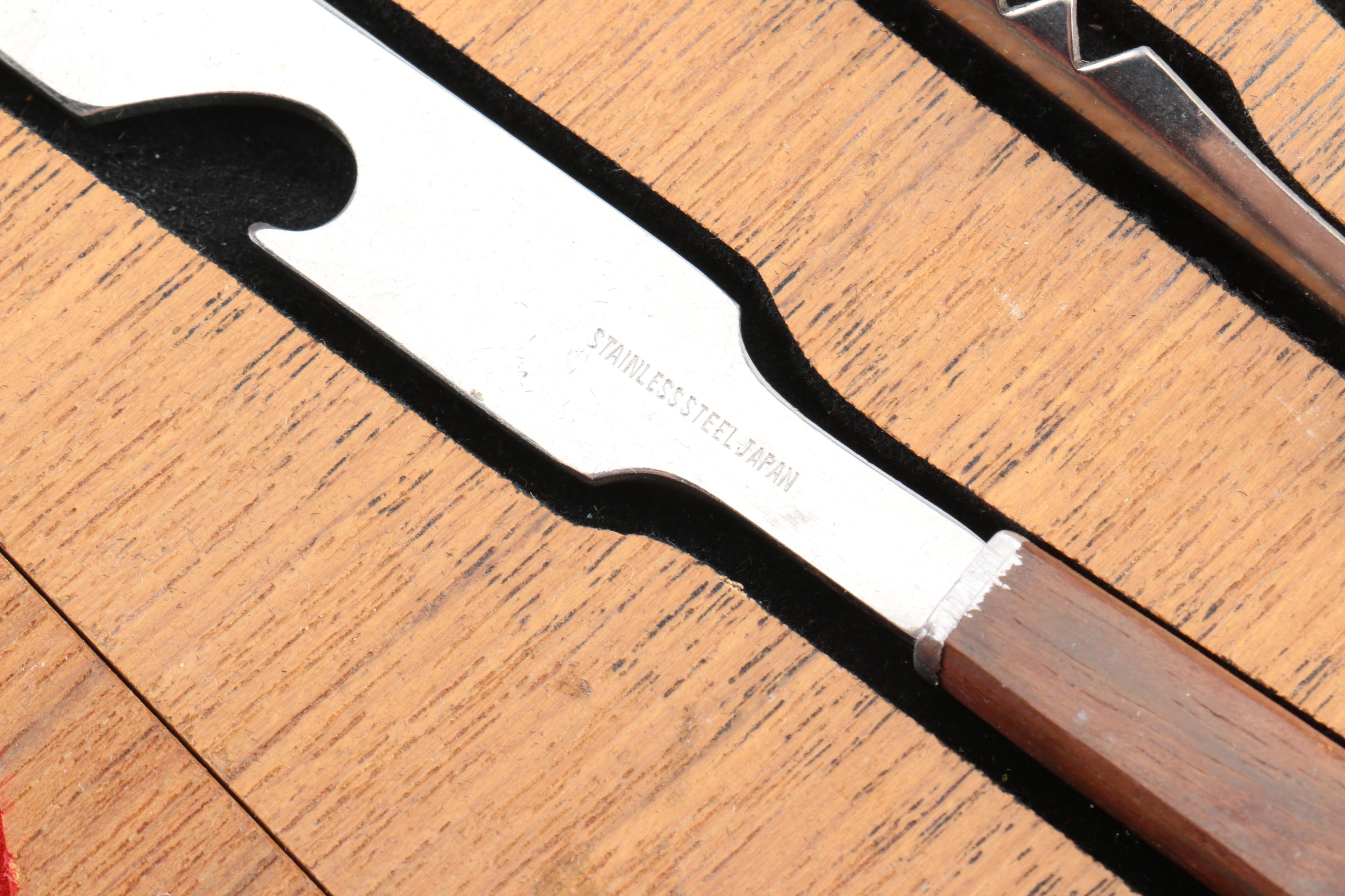 Mid Century Modern Kimiko "Guardian" Highball Glasses and Barware